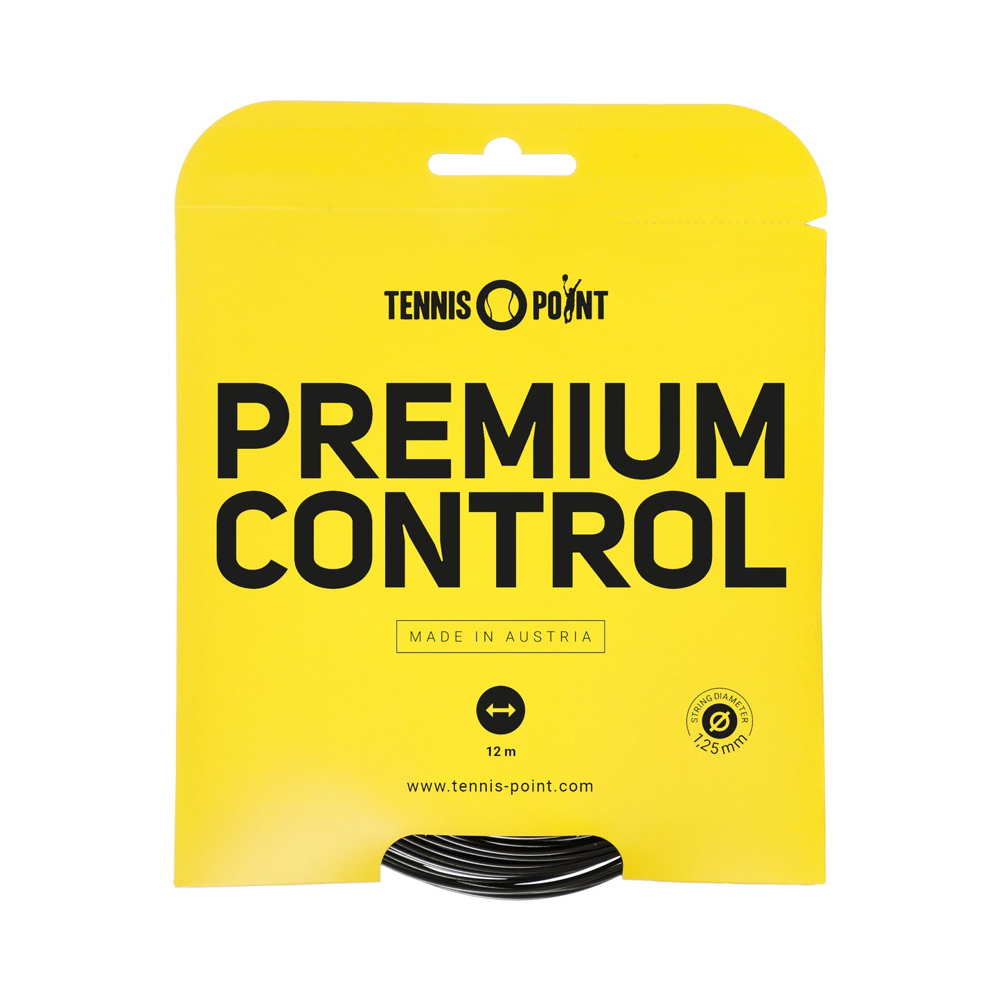 Tennis-Point Premium Control Výpletová Sada 12m-Černá Tennis-Point Premium Control Výpletová Sada 12m-Černá
