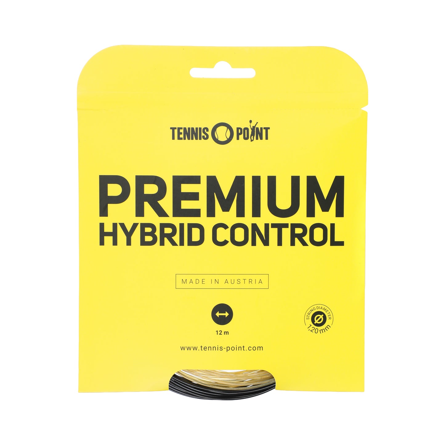 Tennis-Point Premium Hybrid Control Výpletová Sada-Přírodní Barvy,Černá Tennis-Point Premium Hybrid Control Výpletová Sada-Přírodní Barvy,Černá