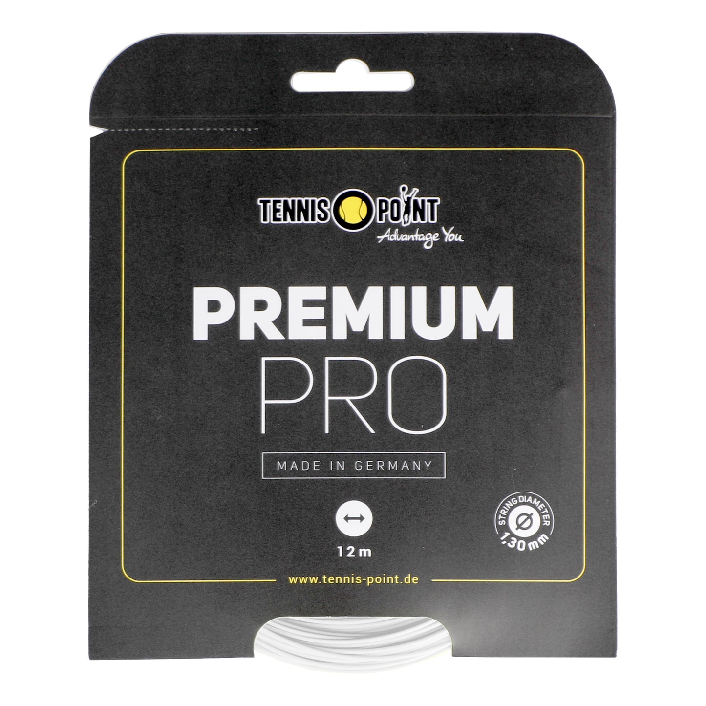Tennis-Point Premium Pro Výpletová Sada 12m-Bílá Tennis-Point Premium Pro Výpletová Sada 12m-Bílá