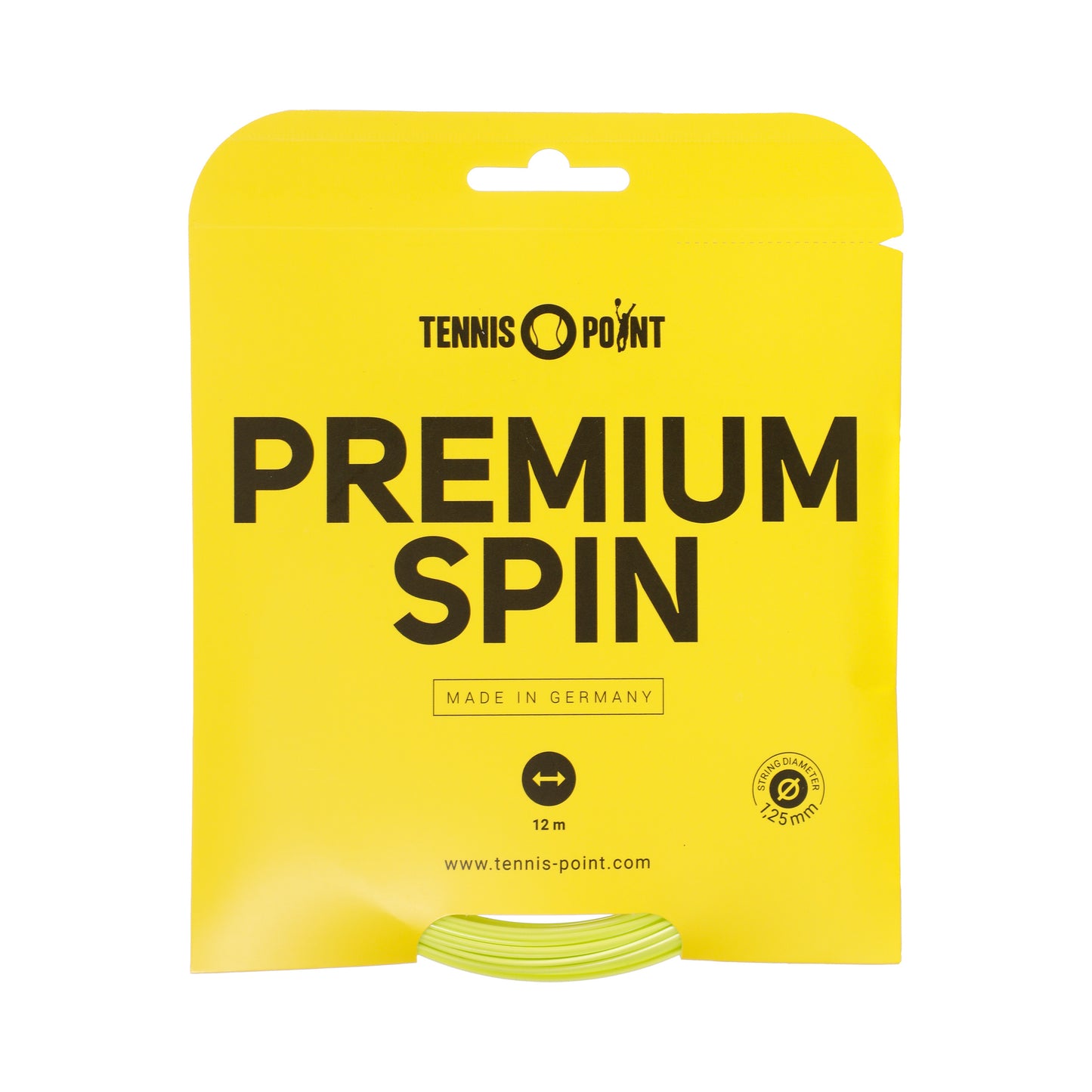 Tennis-Point Premium Spin Výpletová Sada 12m-Limetková Tennis-Point Premium Spin Výpletová Sada 12m-Limetková