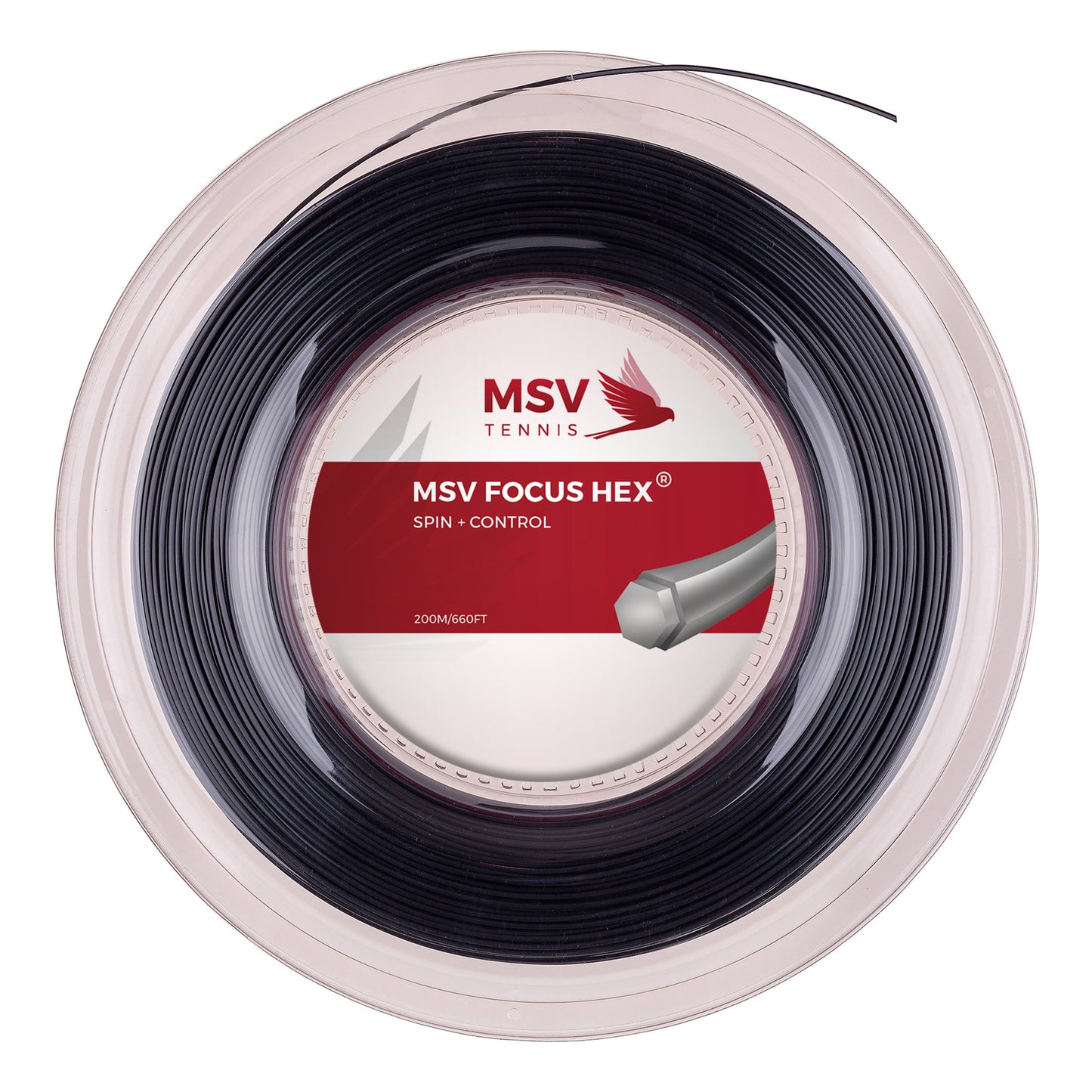 MSV Focus-HEX Výplet-Role 200m-Černá MSV Focus-HEX Výplet-Role 200m-Černá
