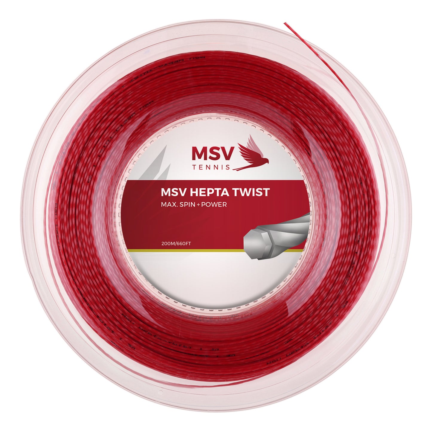 MSV Hepta-Twist Výplet-Role 200m-Červená MSV Hepta-Twist Výplet-Role 200m-Červená