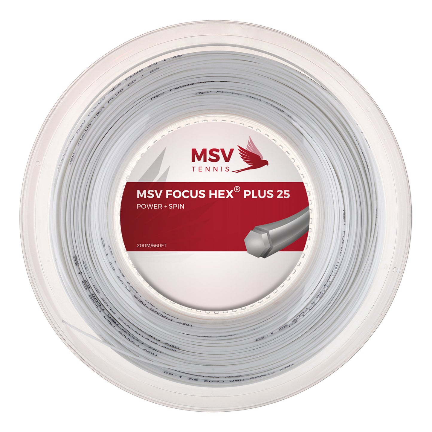 MSV Focus-HEX Plus 25 Výplet-Role 200m-Bílá MSV Focus-HEX Plus 25 Výplet-Role 200m-Bílá