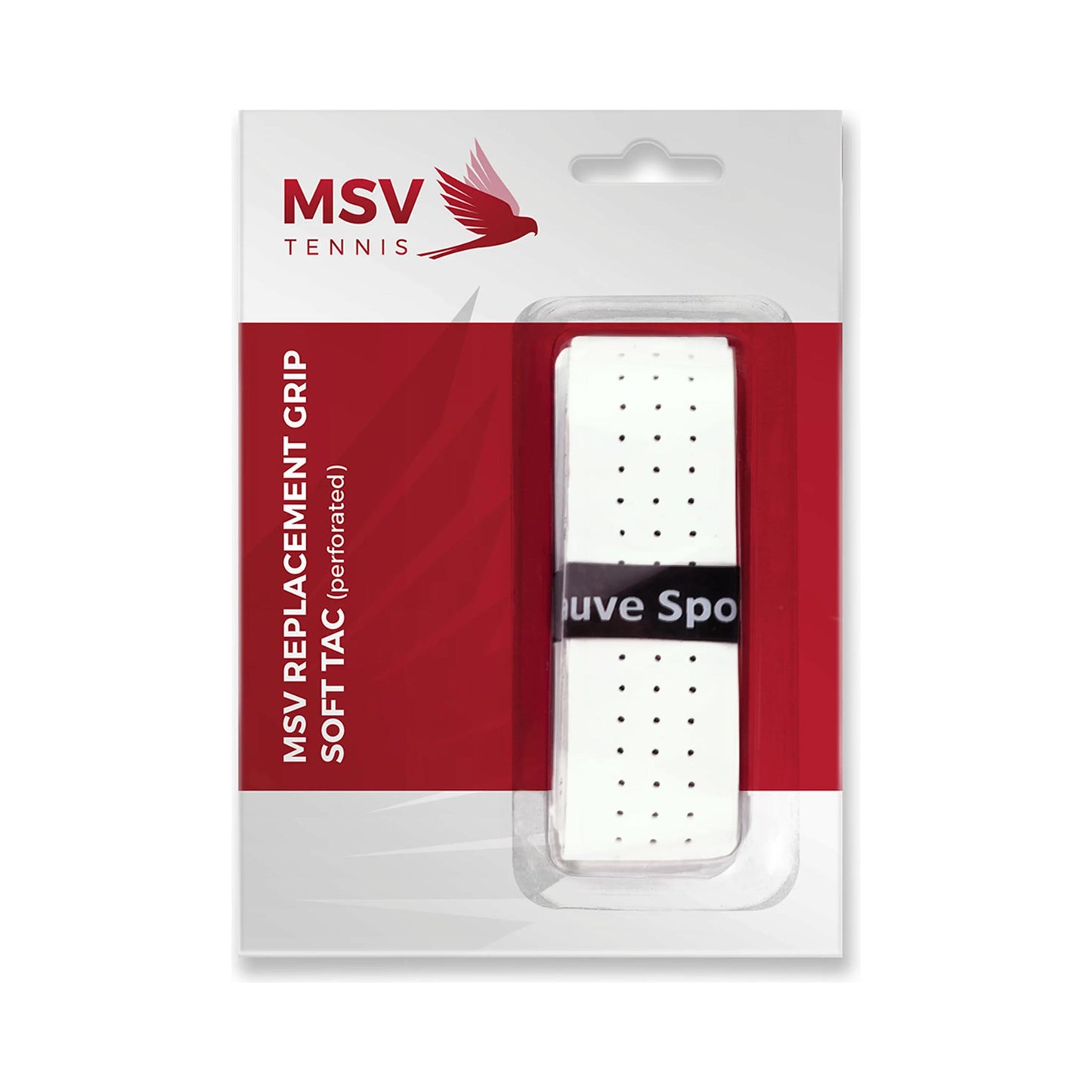 MSV Basic Grip Soft-Tac perforated 1ks v balení - bílá MSV Basic Grip Soft-Tac perforated 1ks v balení - bílá