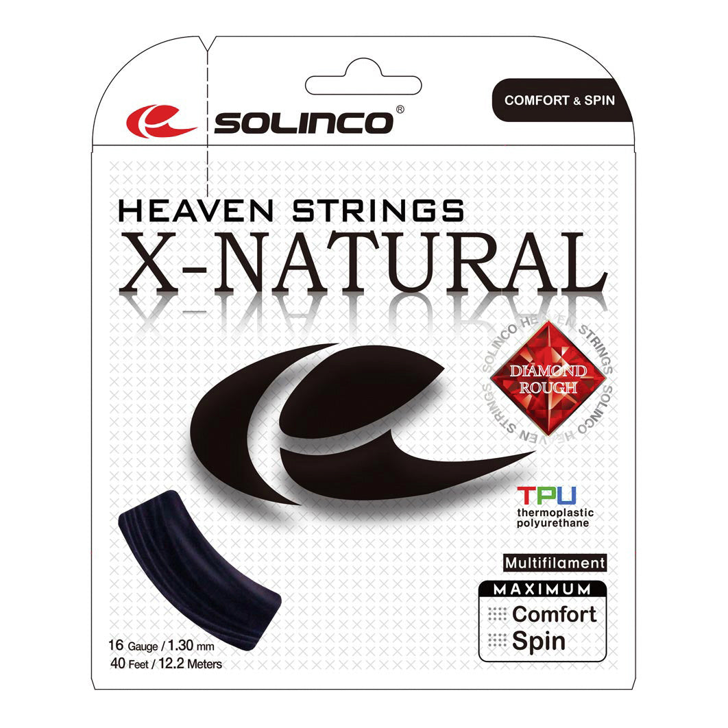 Solinco X-Natural Výpletová Sada 12,2m-Černá Solinco X-Natural Výpletová Sada 12,2m-Černá