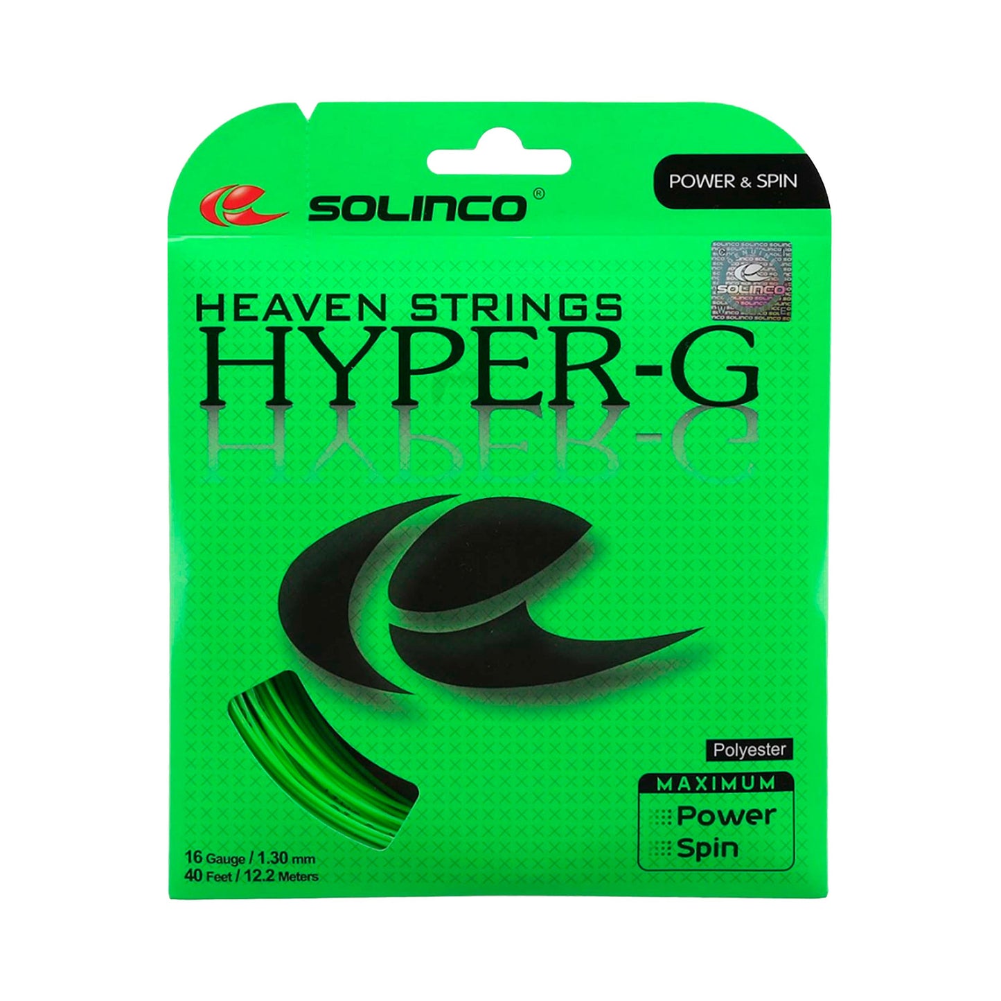 Solinco Hyper-G Výpletová Sada 12,2m-Zelená Solinco Hyper-G Výpletová Sada 12,2m-Zelená
