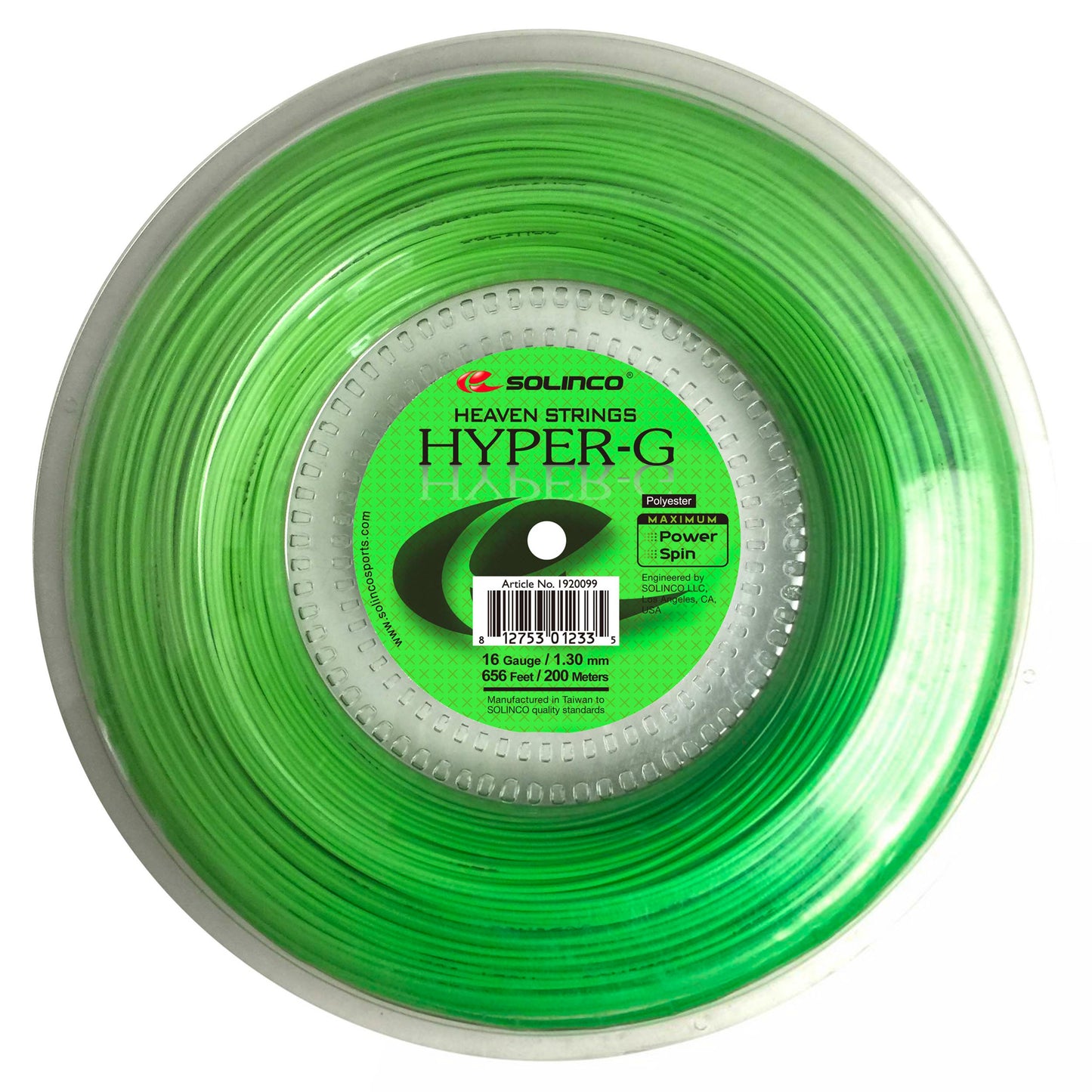 Solinco Hyper-G Výplet-Role 200m-Zelená Solinco Hyper-G Výplet-Role 200m-Zelená