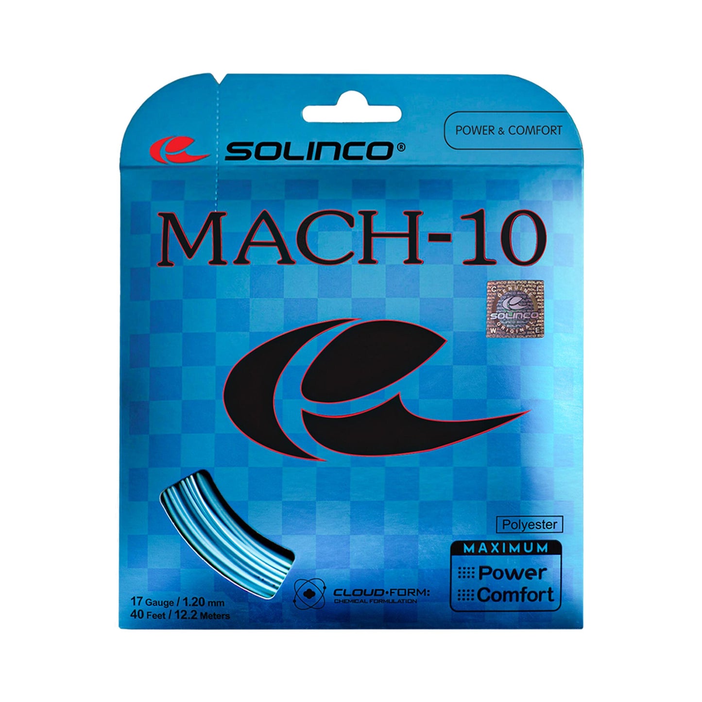 Solinco Mach 10 Výpletová Sada-Modrá Solinco Mach 10 Výpletová Sada-Modrá