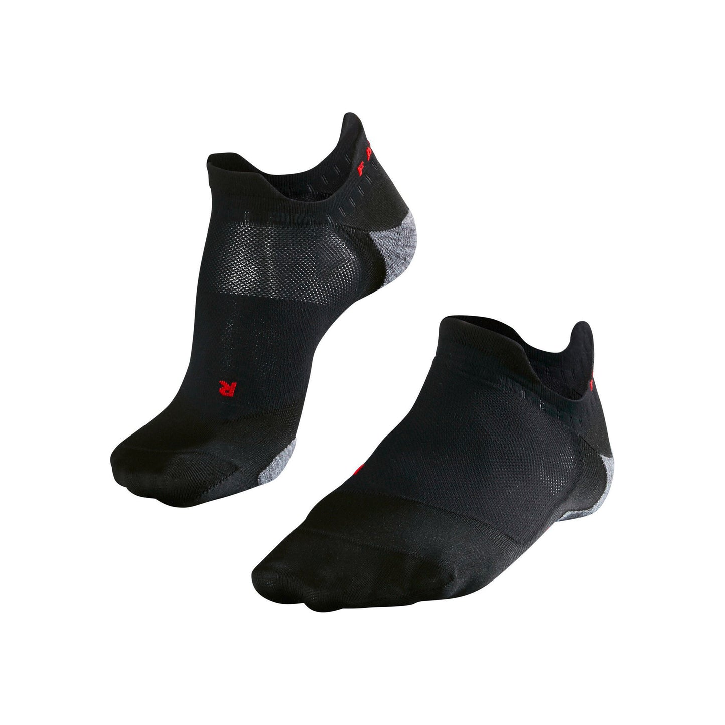 Falke Invisible Running ponožky Muži - černá, šedá Falke Invisible Running ponožky Muži - černá, šedá