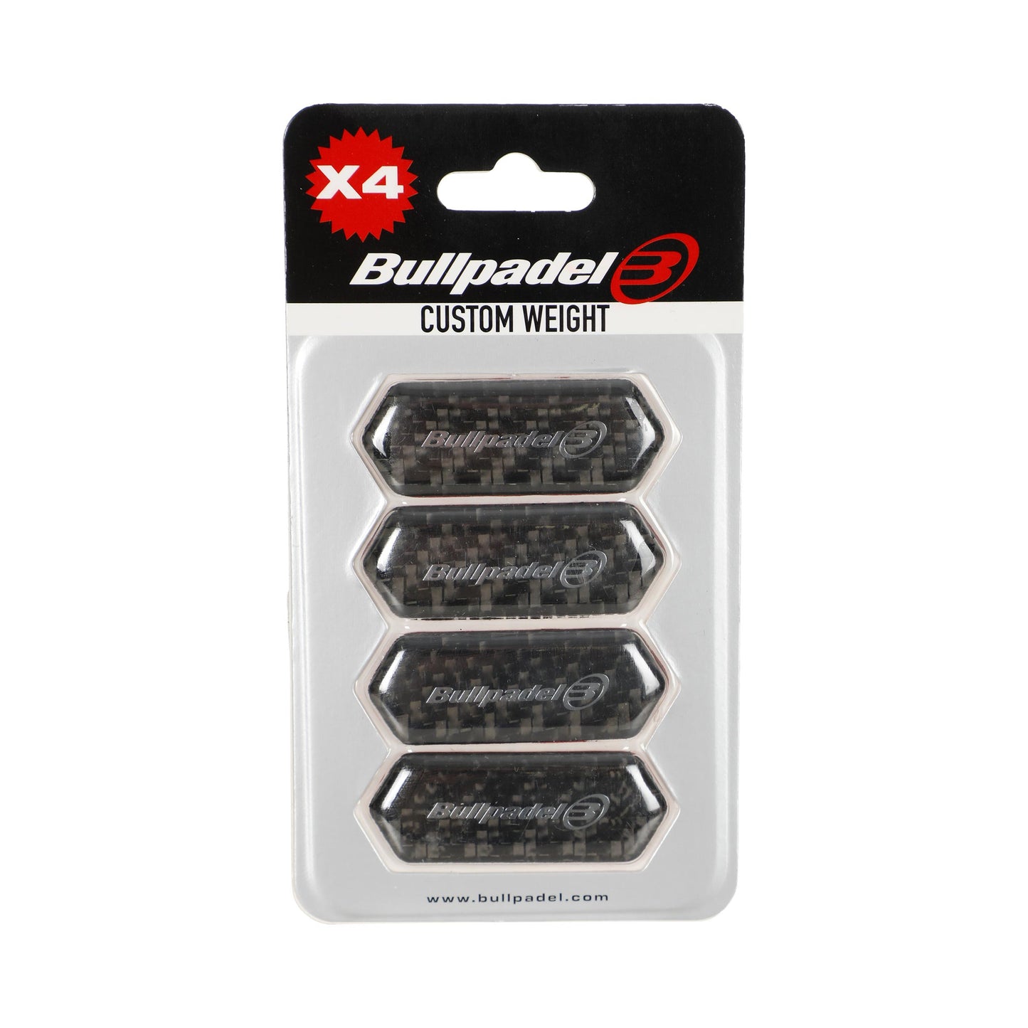 Bullpadel Protector Custom (4x3 gr.) Nálepka na ochranu rakety - černá Bullpadel Protector Custom (4x3 gr.) Nálepka na ochranu rakety - černá