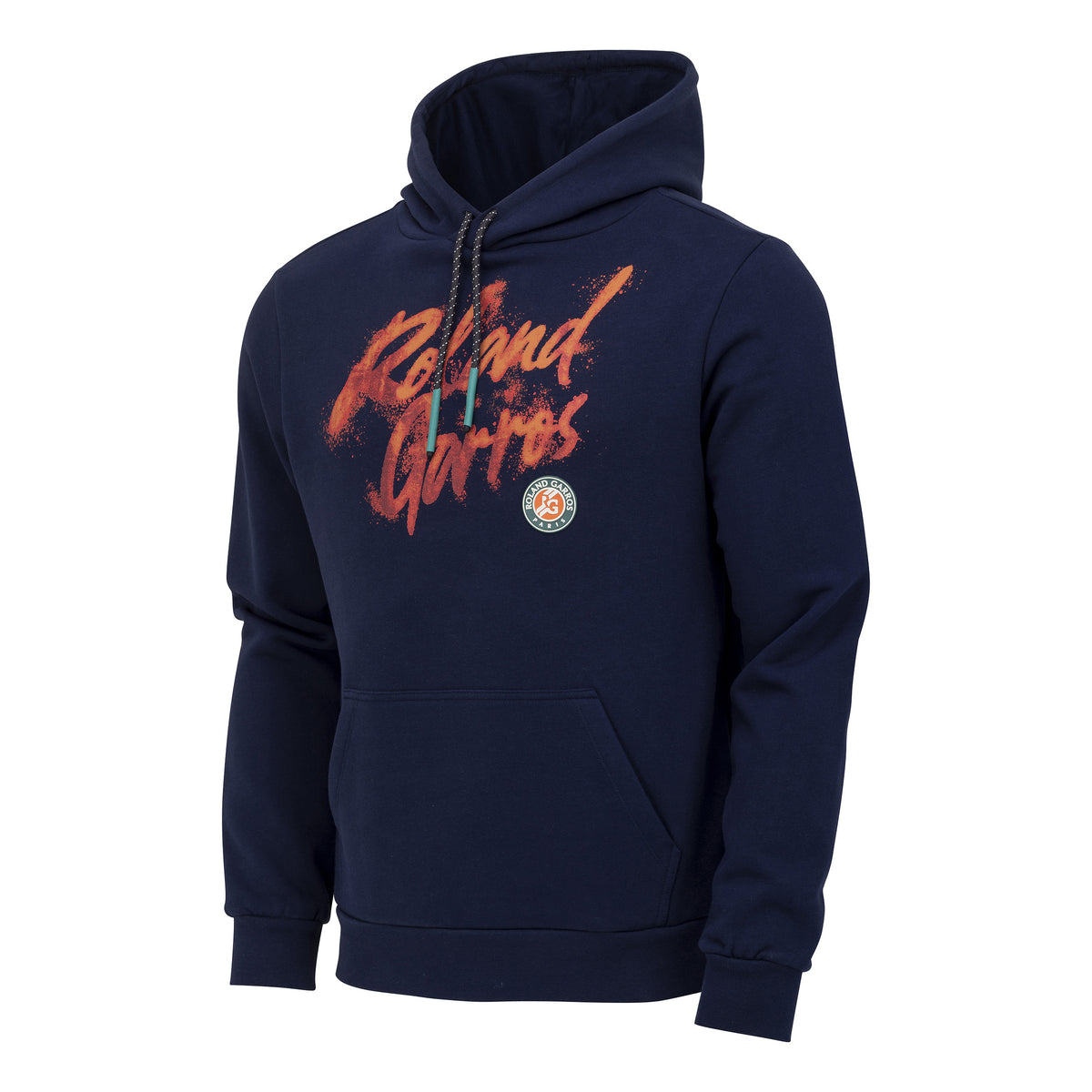 Roland Garros Hoody Muži-Tmavě Modrá Roland Garros Hoody Muži-Tmavě Modrá