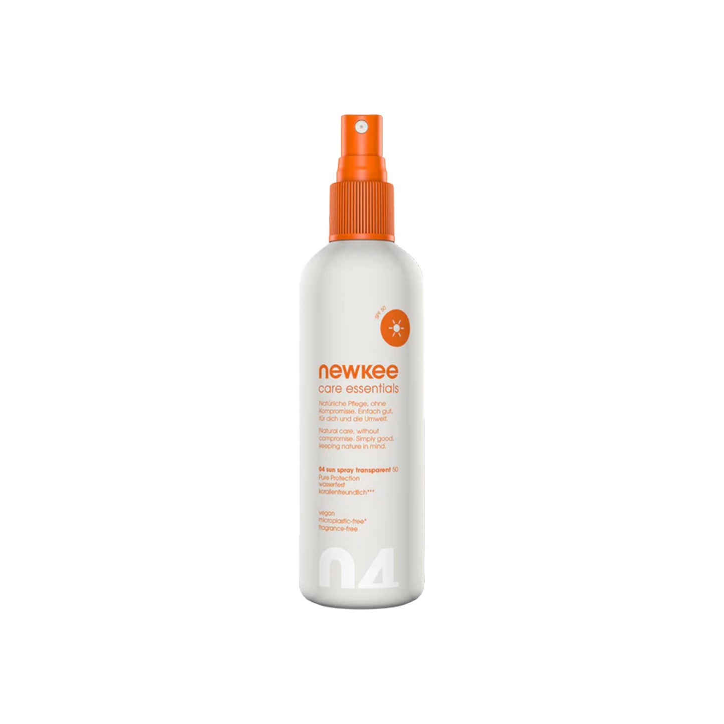 Newkee Sun Spray transparent 50 Kosmetika - bílá, oranžová Newkee Sun Spray transparent 50 Kosmetika - bílá, oranžová