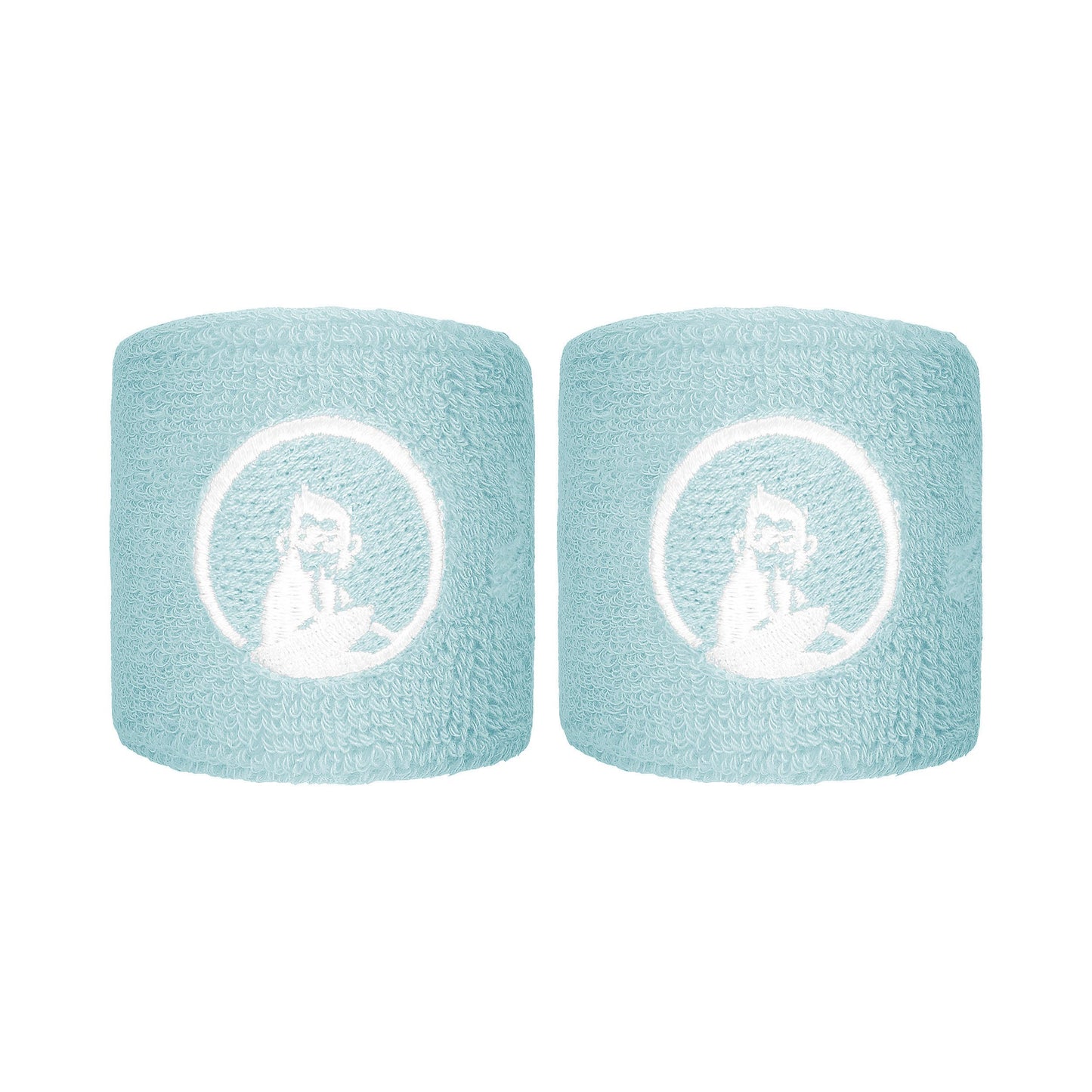 Quiet Please Memories Faded Memories Potítko 2ks v baleni Unisex - světle modrá Quiet Please Memories Faded Memories Potítko 2ks v baleni Unisex - světle modrá