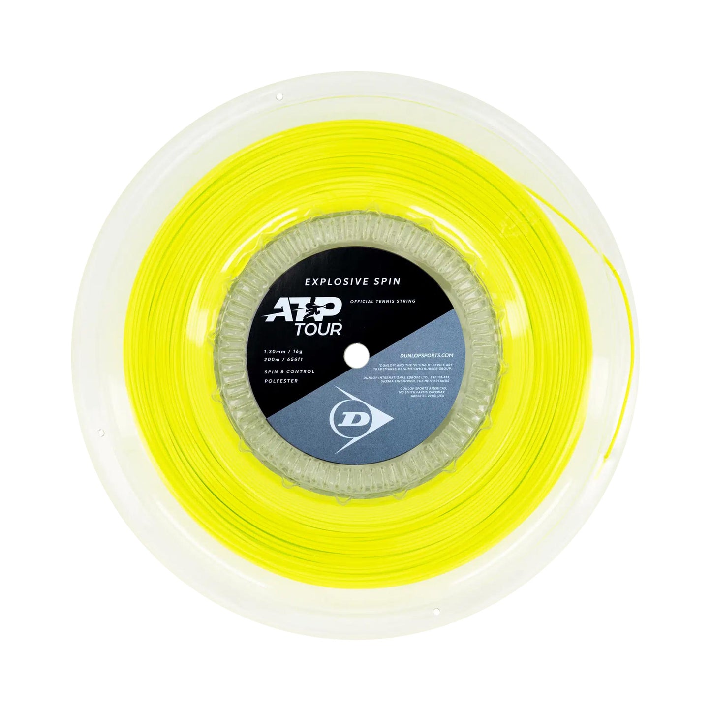 Dunlop Explosive Spin Výplet - role 200m - žlutá Dunlop Explosive Spin Výplet - role 200m - žlutá