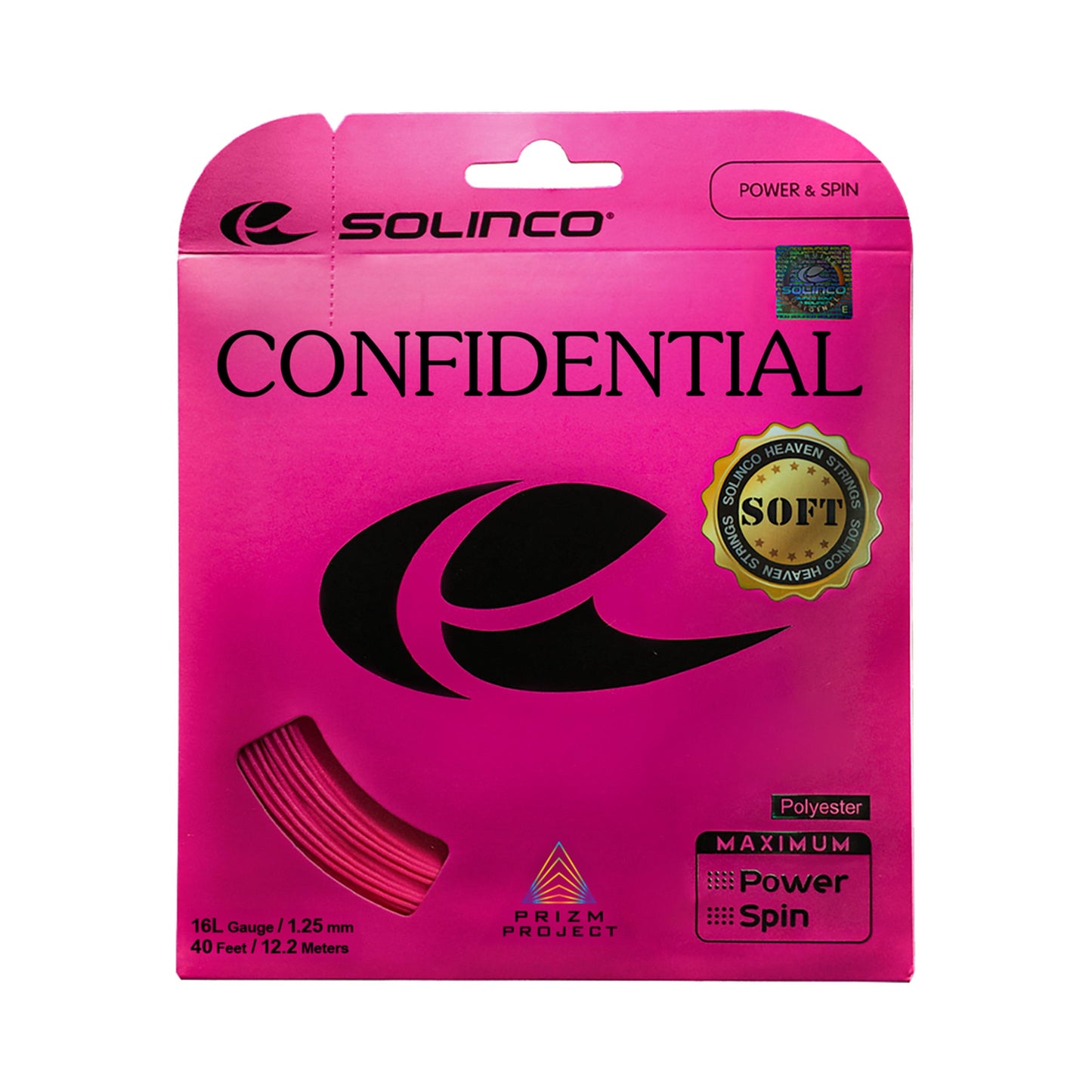 Solinco Confidential Soft Výpletová sada 12m - růžová Solinco Confidential Soft Výpletová sada 12m - růžová
