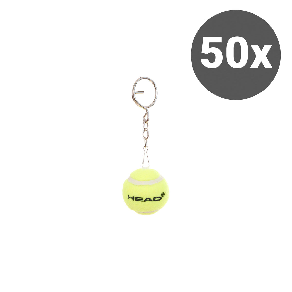 HEAD Mini Tennis Ball Přívěšek 50ls balení - žlutá HEAD Mini Tennis Ball Přívěšek 50ls balení - žlutá
