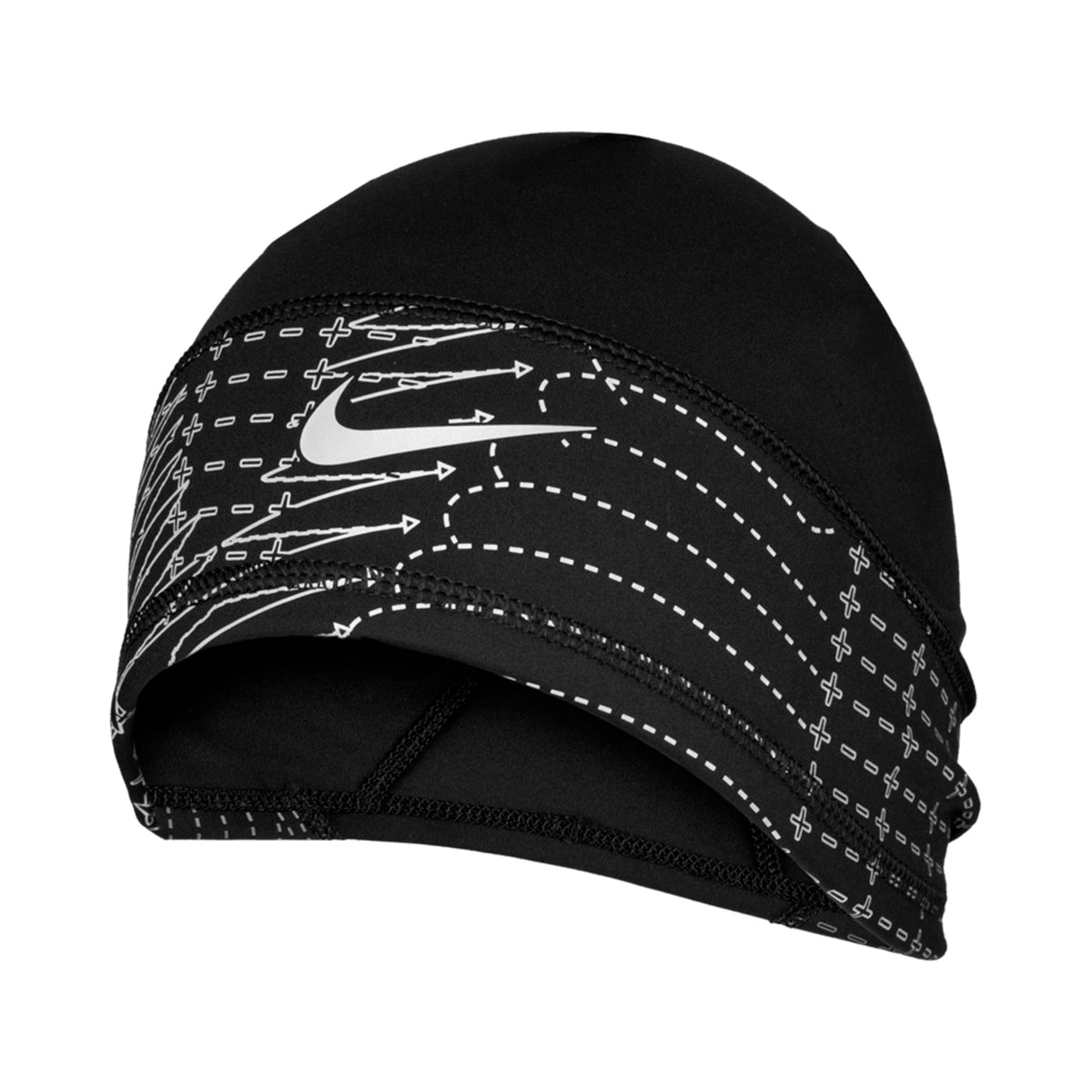 Nike Dri-Fit Terra Uncuffed Reflective Čepice Unisex - černá, černá Nike Dri-Fit Terra Uncuffed Reflective Čepice Unisex - černá, černá