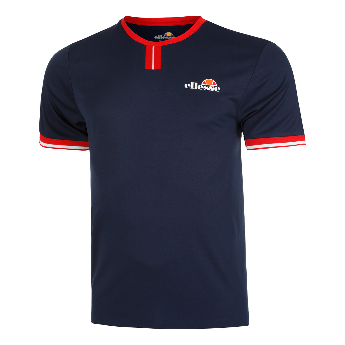 Ellesse Clinton Tričko Muži - tmavě modrá, červená