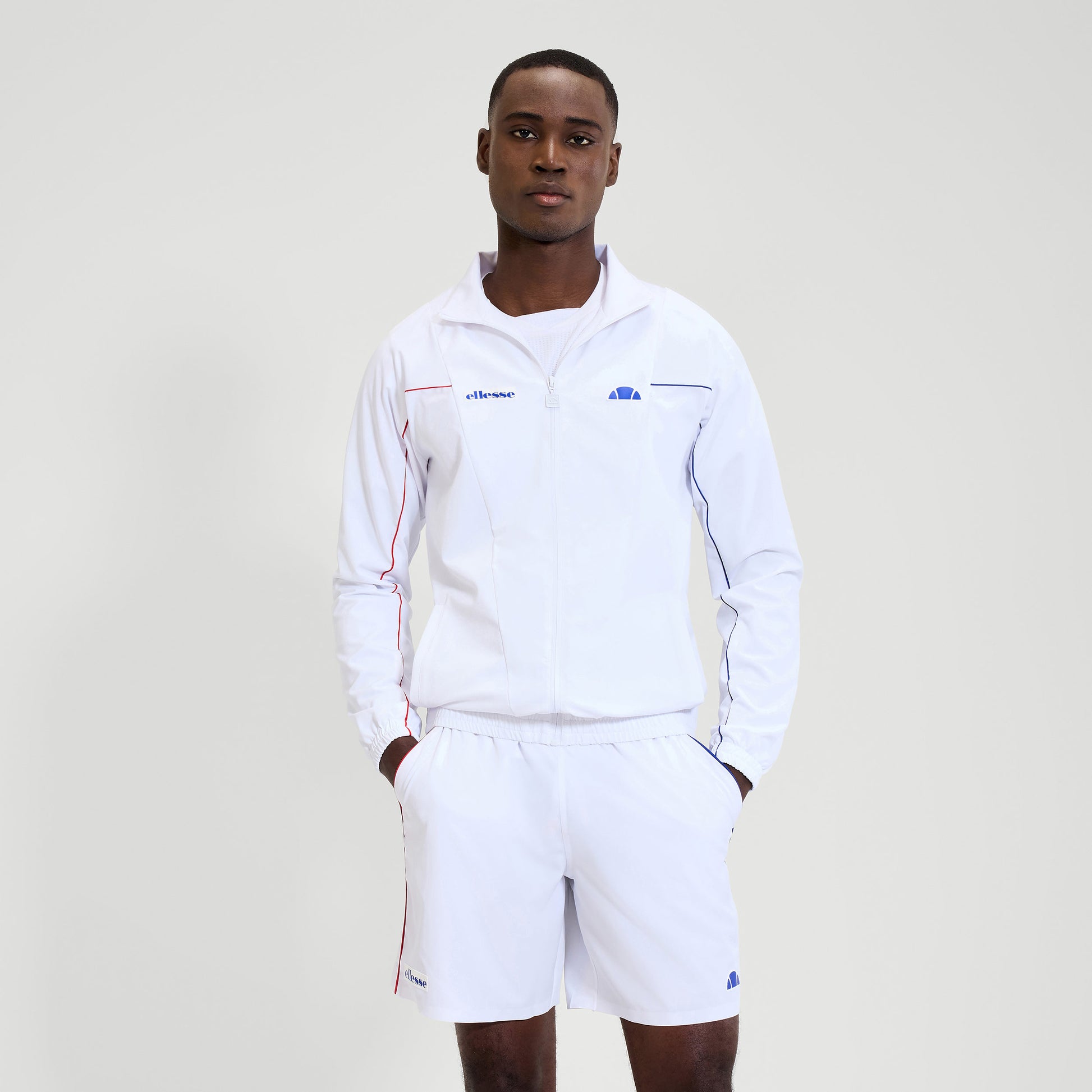 Ellesse Woodford Tréninková Bunda Muži-Bílá