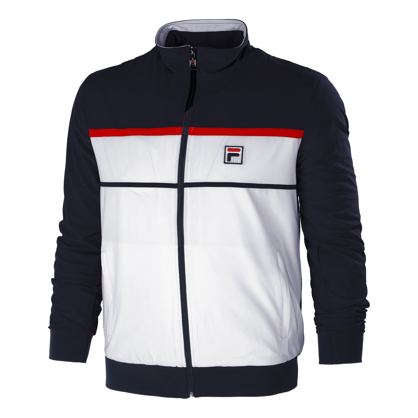 Fila Max Tréninková bunda Muži - bílá, tmavě modrá