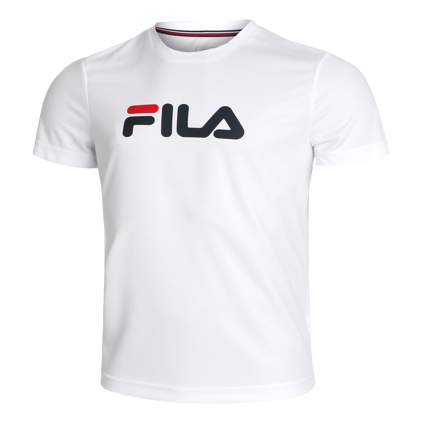 Fila Logo Tričko Muži-Bílá,Tmavě Modrá