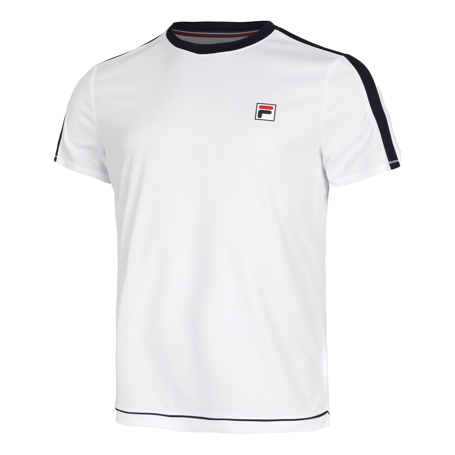 Fila Elias Tričko Muži-Bílá,Tmavě Modrá