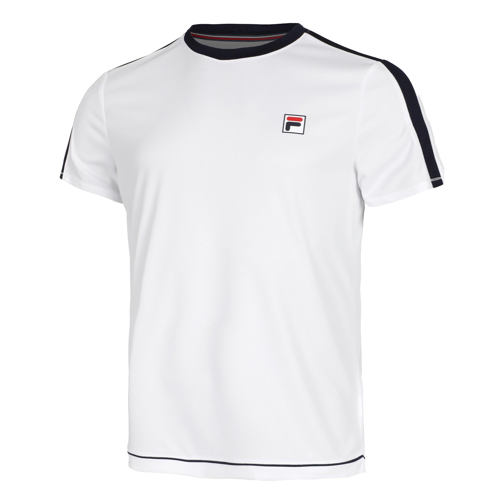 Fila Elias Tričko Muži-Bílá,Tmavě Modrá