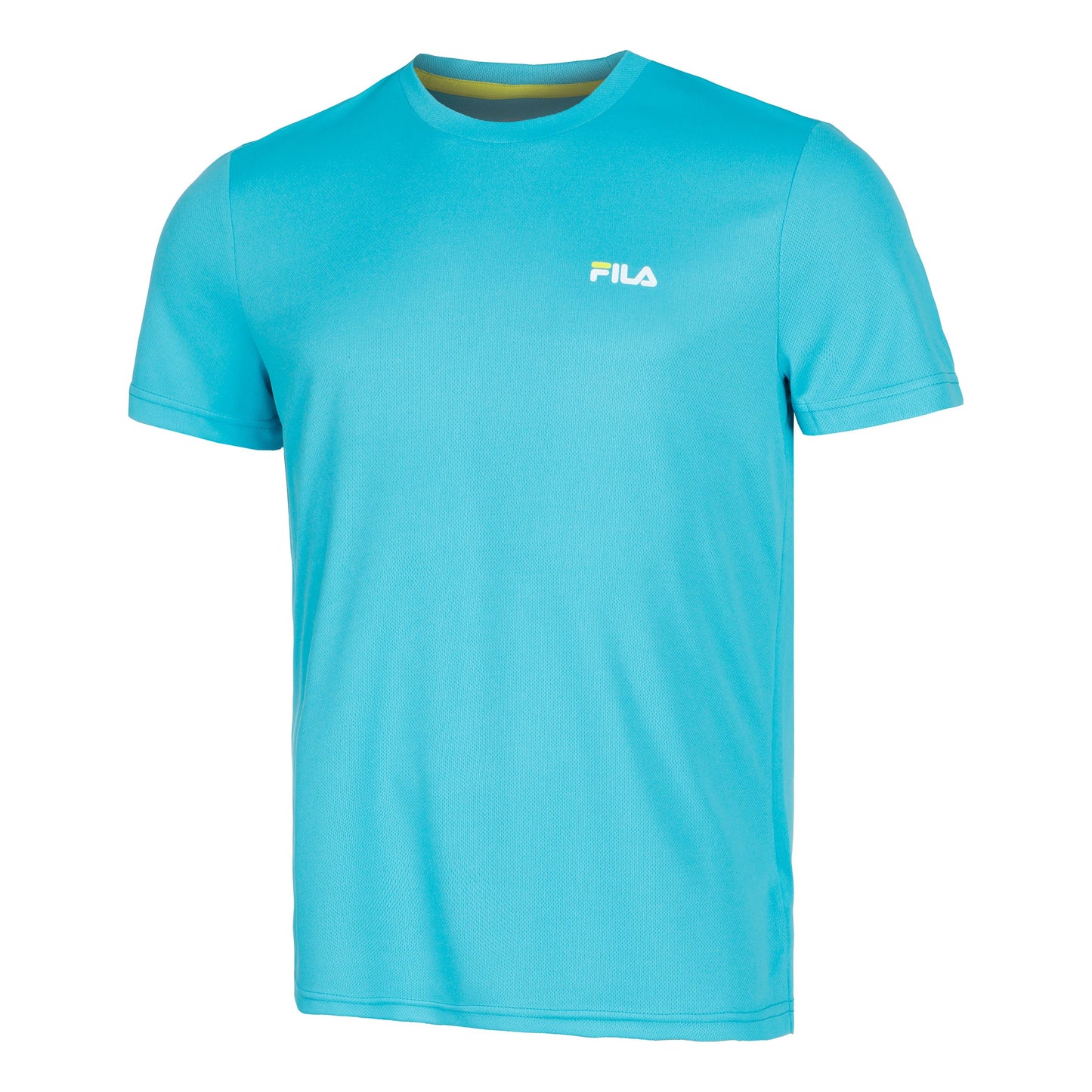 Fila Logo small Tričko Muži - tyrkysová, bílá