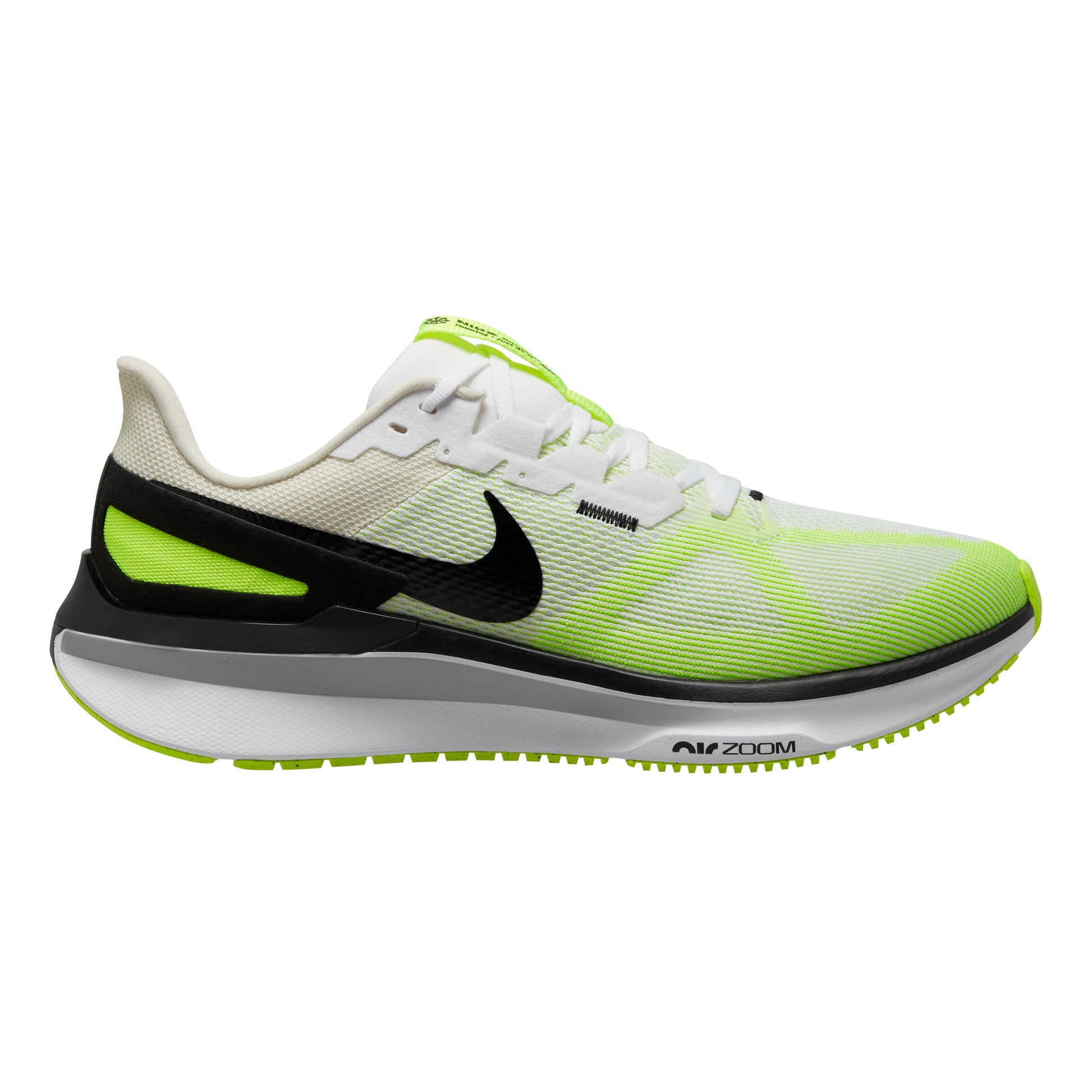 Nike Structure 25 Stabilní obuv Muži - neonově zelená, bílá