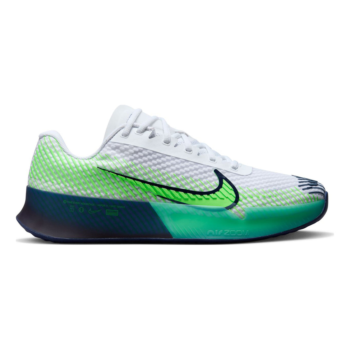 Nike Air Zoom Vapor 11 Obuv na všechny povrchy Muži - bílá, tmavě modrá