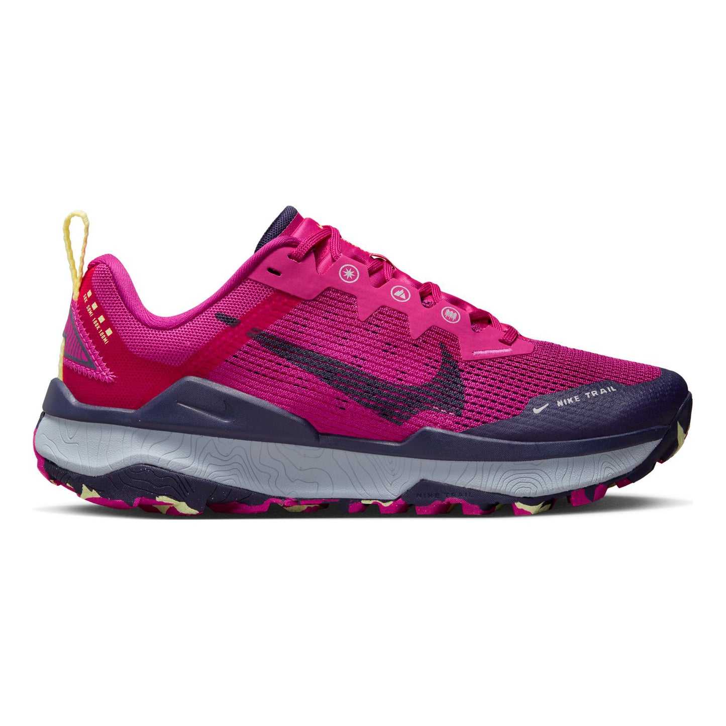 Nike React Wildhorse 8 Obuv pro měkčí povrch,žádný asfalt Dámy - růžová, tmavě modrá