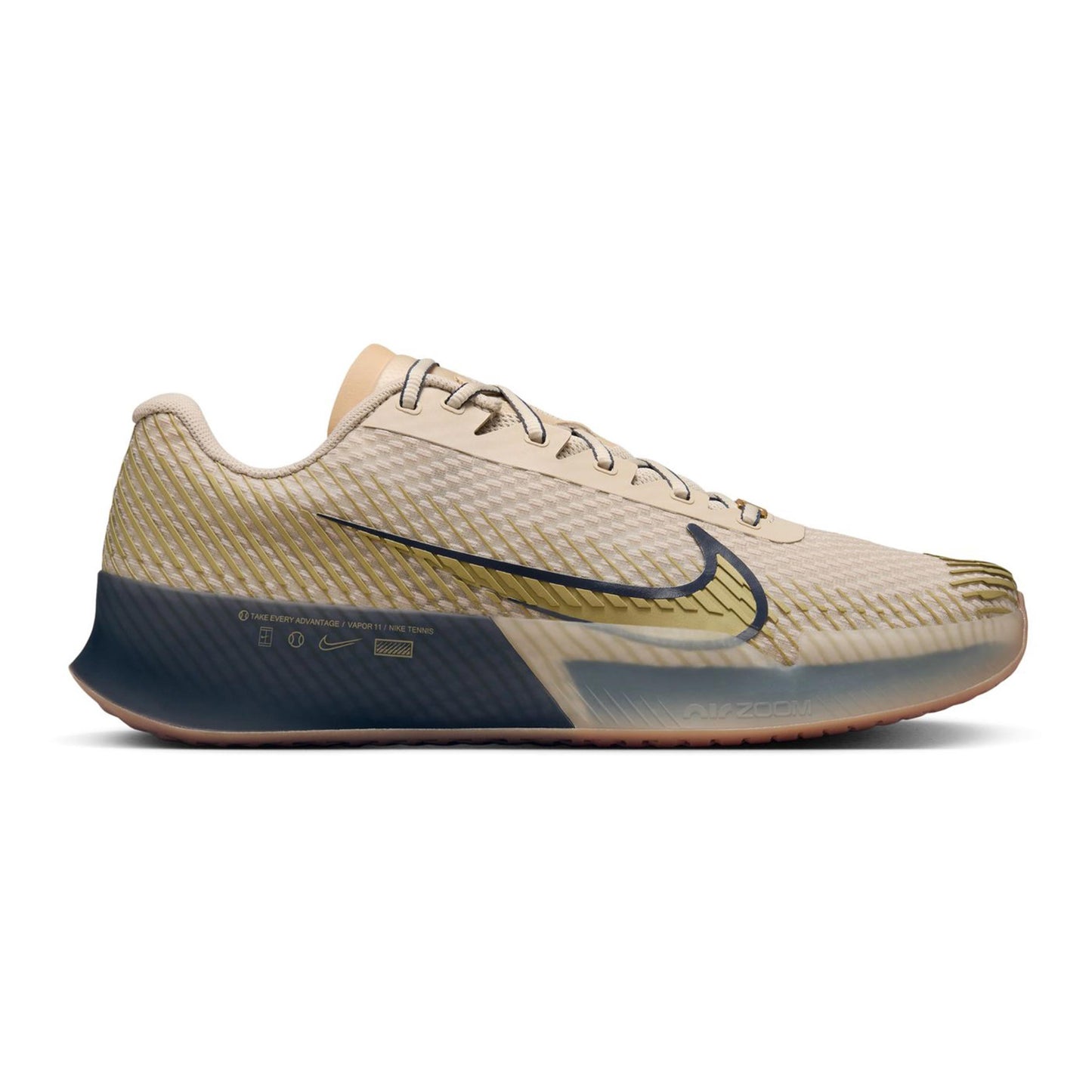 Nike Air Zoom Vapor 11 Premium Obuv Na Všechny Povrchy Muži-Béžová,Tmavě Modrá
