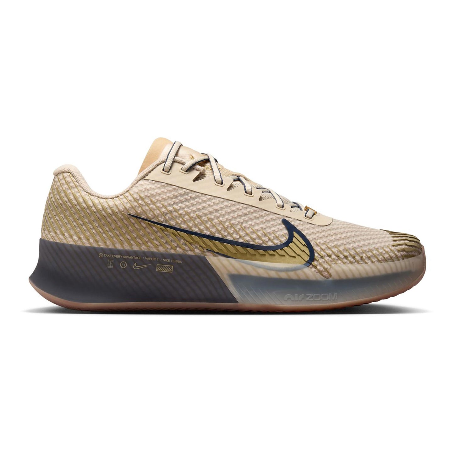 Nike Air Zoom Vapor 11 PRM Obuv Na Antuku Muži-Béžová,Tmavě Modrá