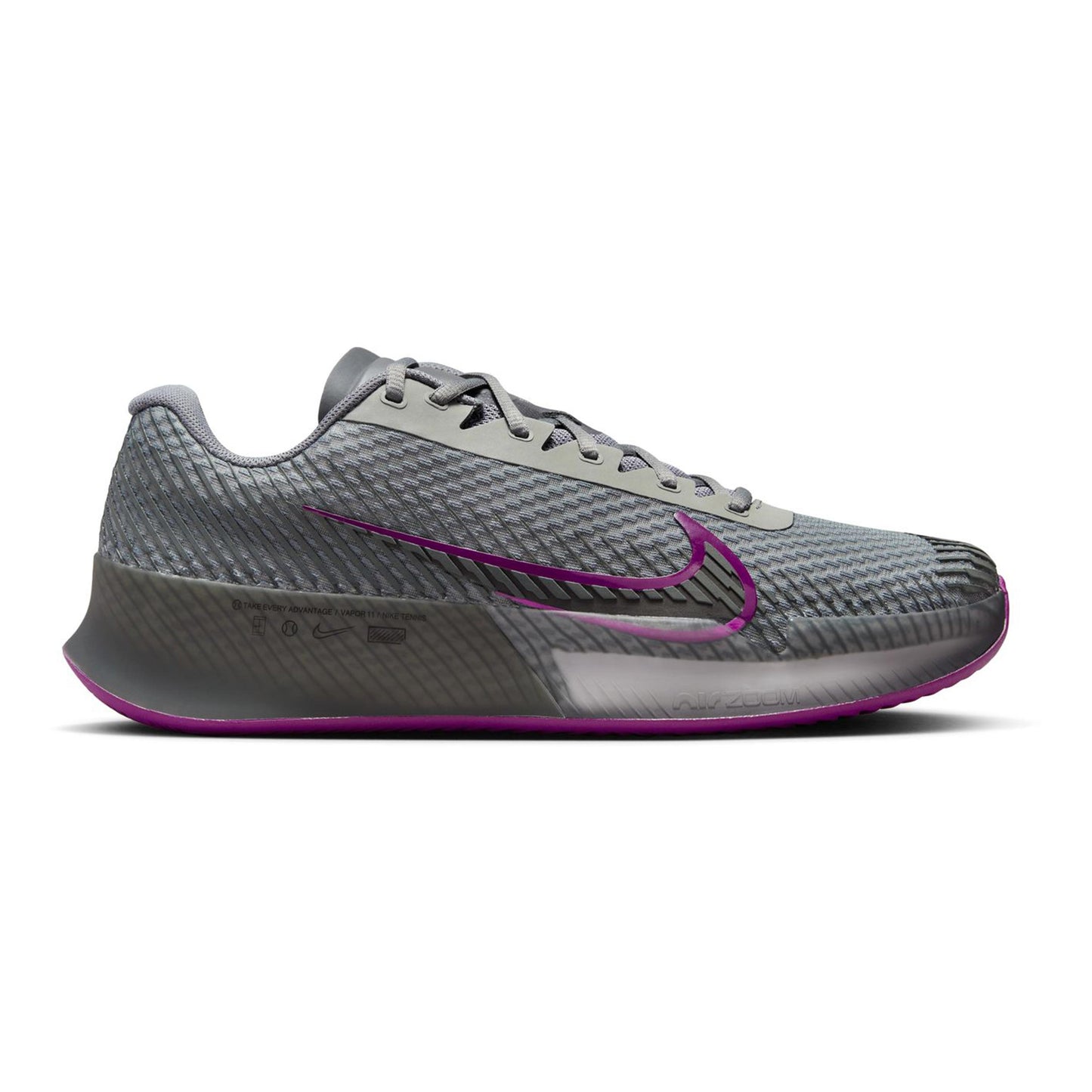 Nike Air Zoom Vapor 11 Obuv Na Antuku Muži-Šedá,Berry