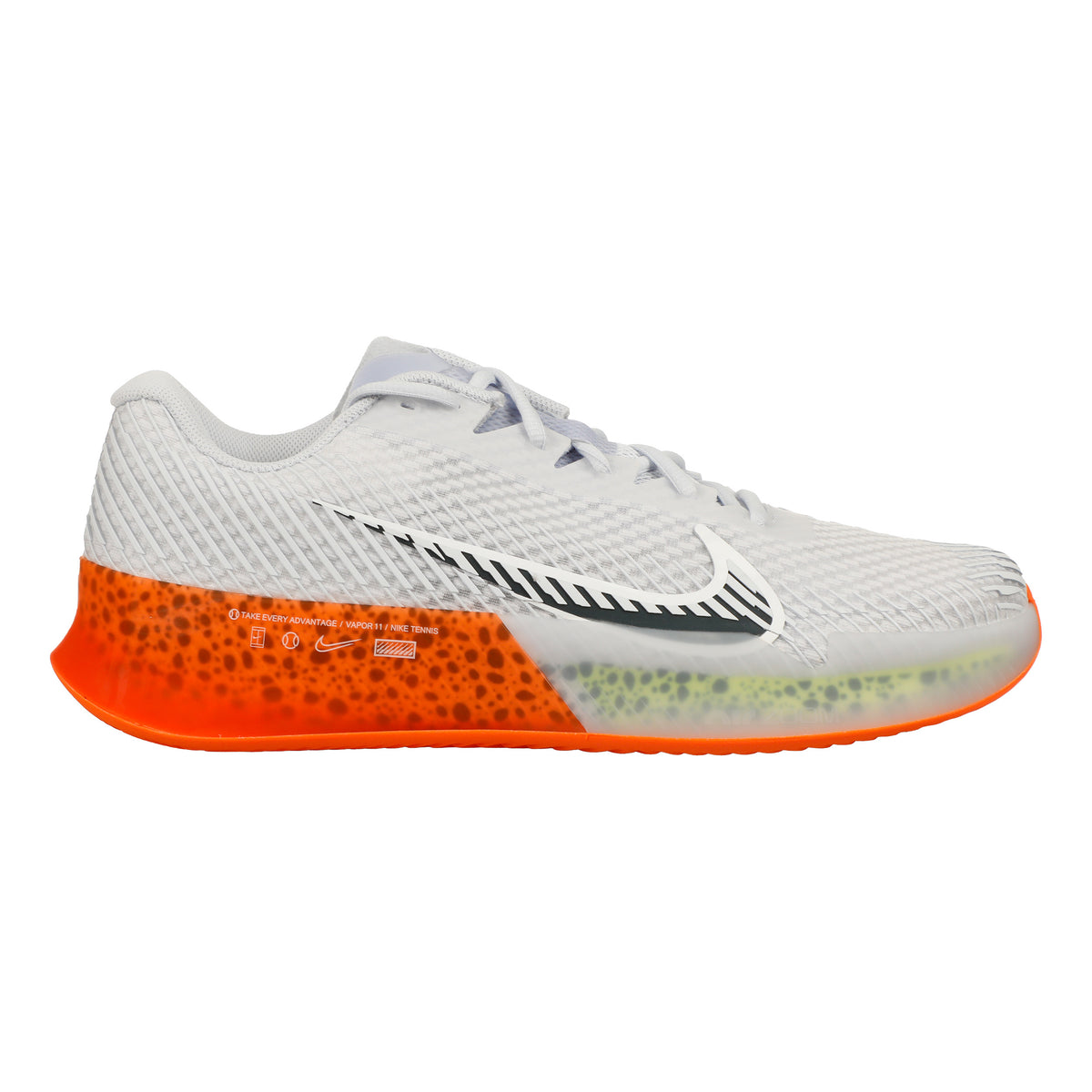 Nike Air Zoom Vapor 11 Electric Obuv na antuku Muži - bílá, oranžová
