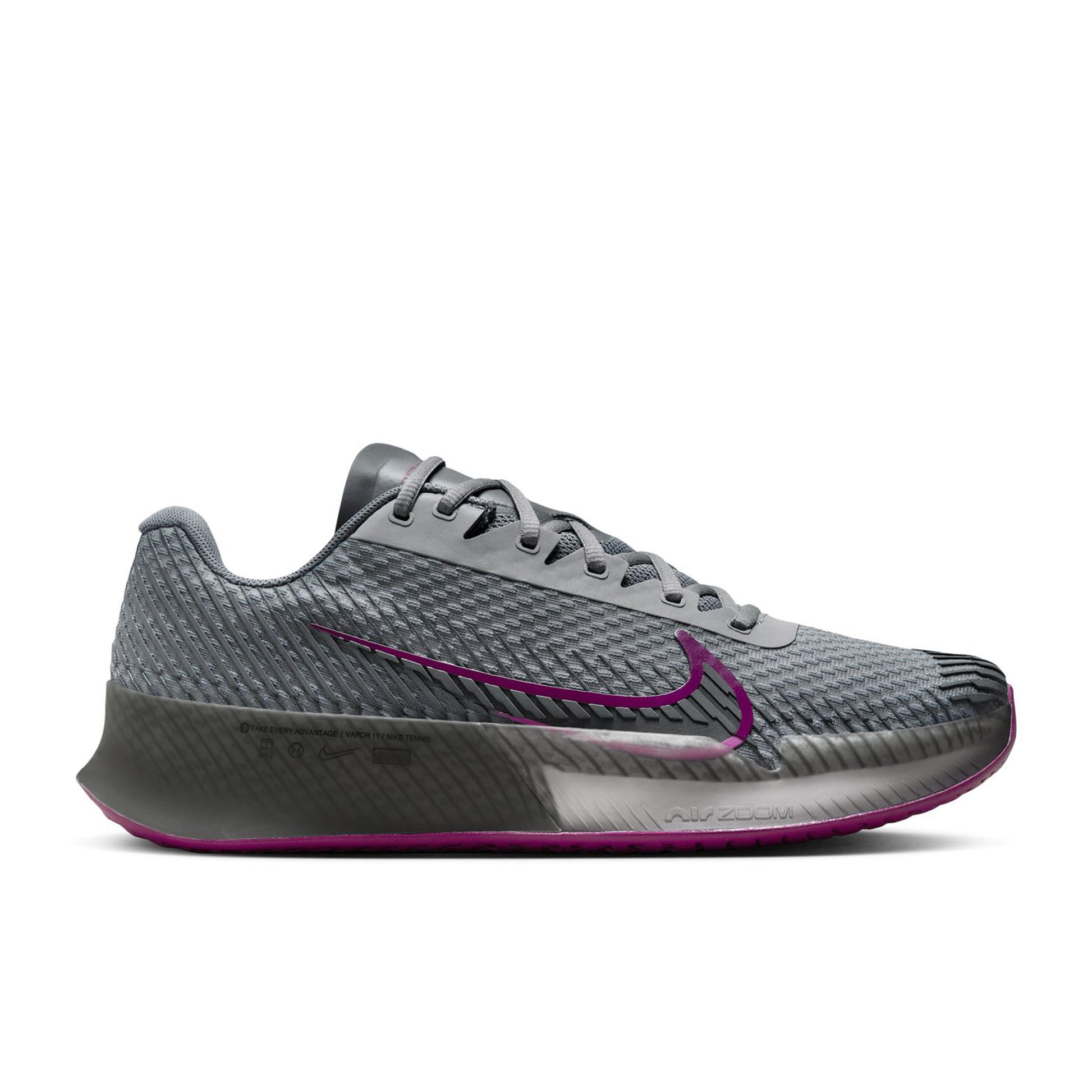 Nike Air Zoom Vapor 11 Obuv Na Všechny Povrchy Muži-Světle Šedá,Berry