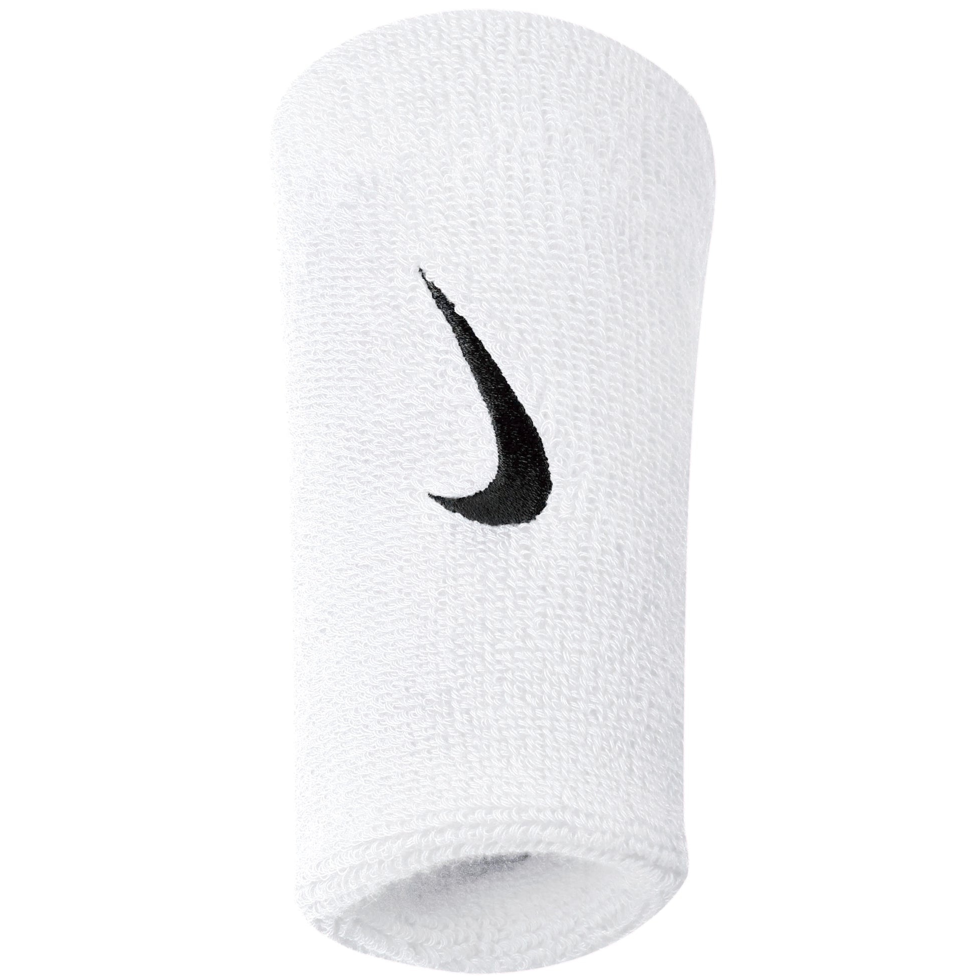 Nike Swoosh Doublewide Potítko 2ks V Baleni-Bílá,Černá