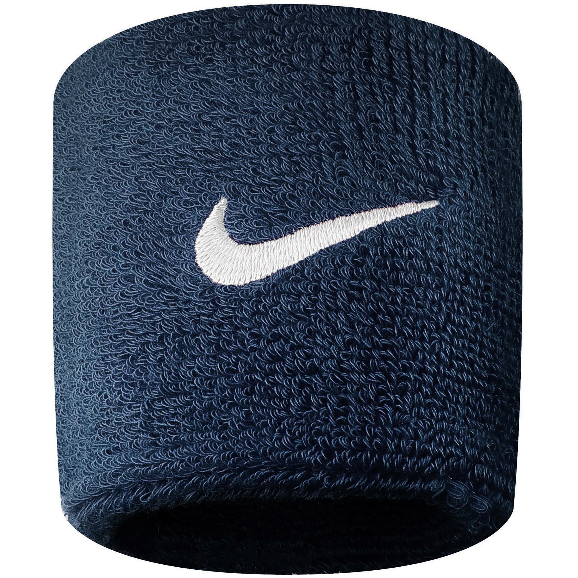 Nike Swoosh Potítko 2ks v baleni krátký - tmavě modrá, bílá