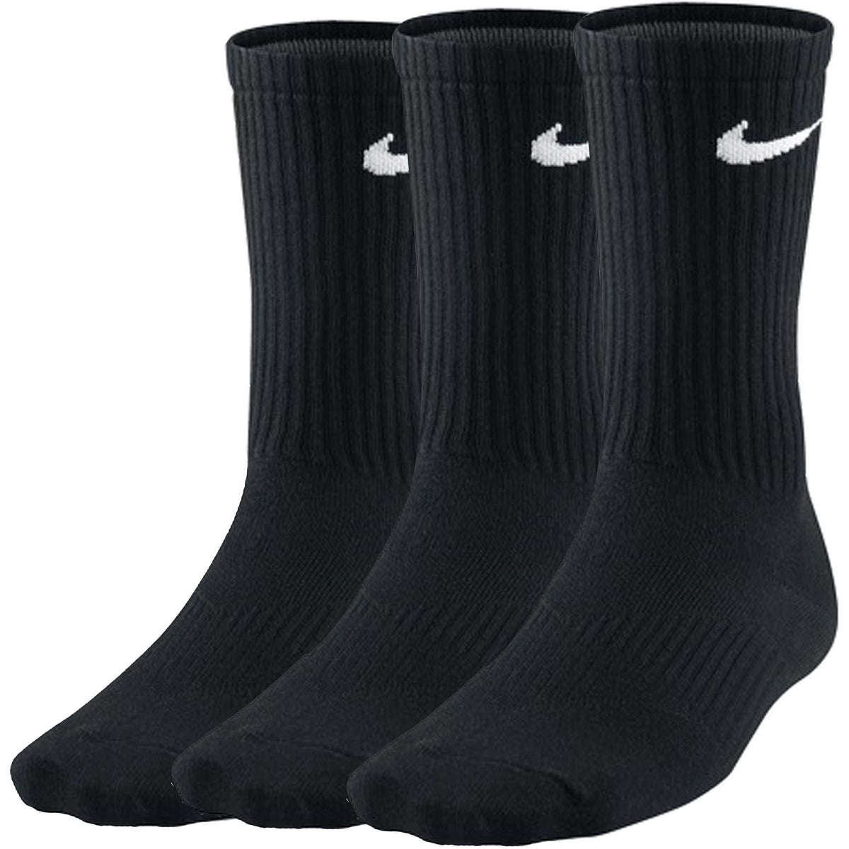 Nike Lightweight Crew Tenisové ponožky 3ks v baleni Unisex - černá, bílá