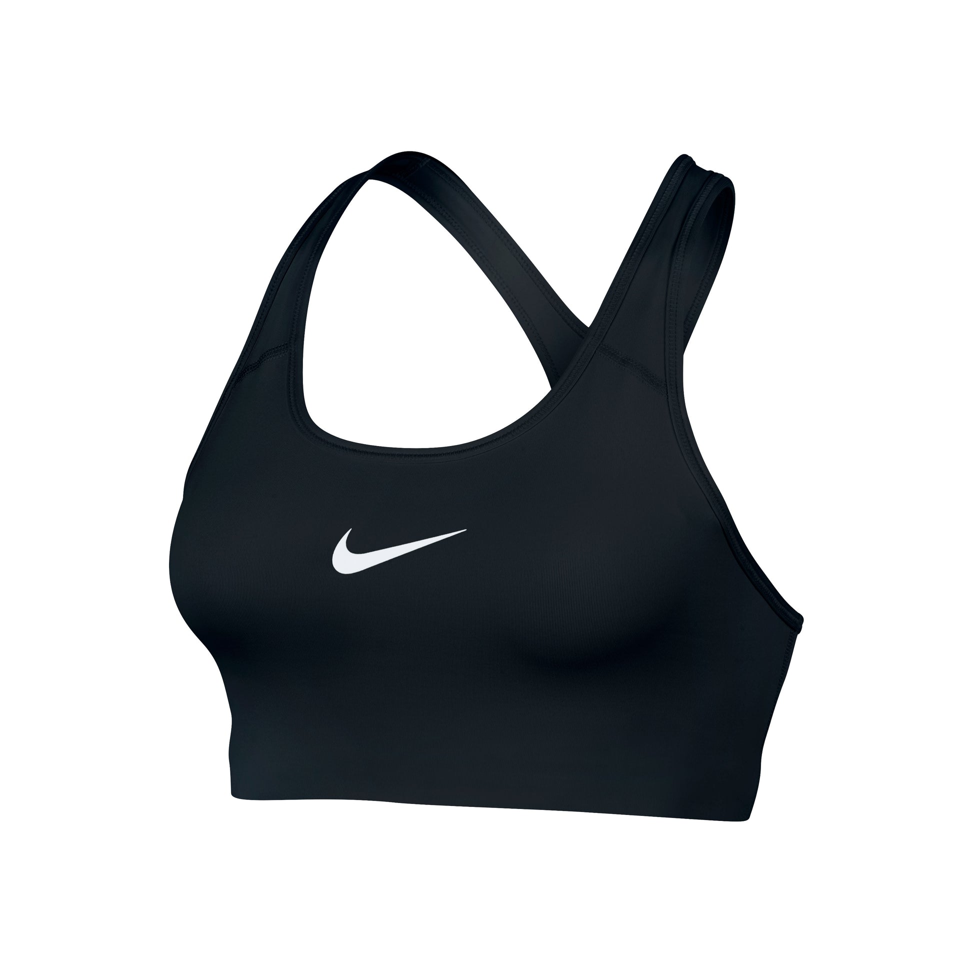 Nike Swoosh Sportovní podprsenka Dámy - černá, bílá