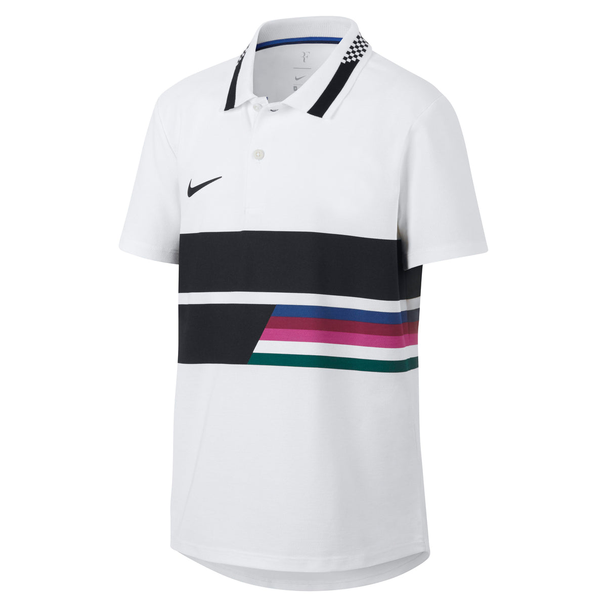 Nike Court Classic Pólo Chlapci - bílá, černá