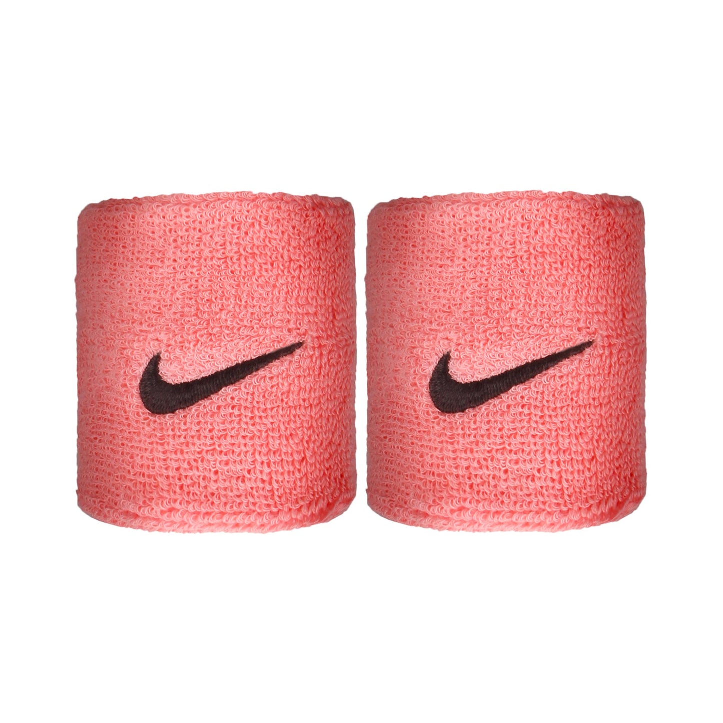 Nike Swoosh Potítko 2ks v baleni krátký - růžová, černá