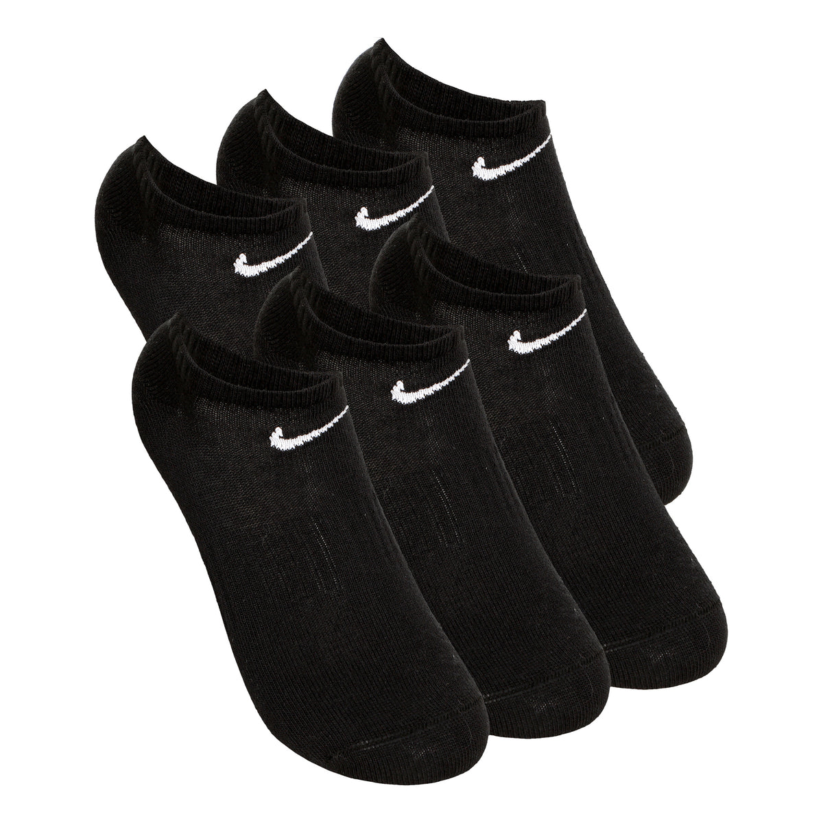 Nike Everyday Lightweight Tenisové ponožky 6ks balení Unisex - černá, bílá