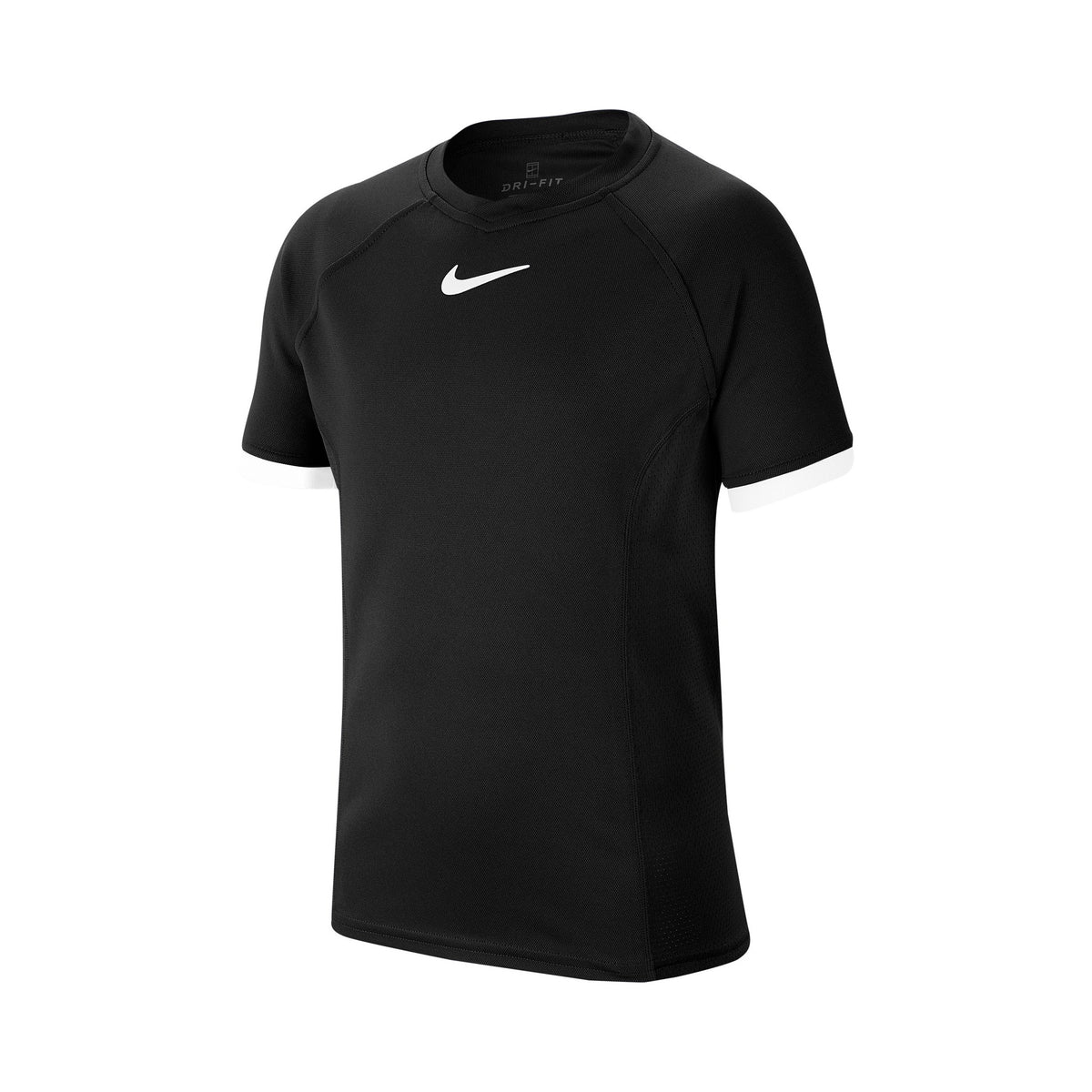 Nike Court Dri-Fit Tričko Chlapci - černá, bílá