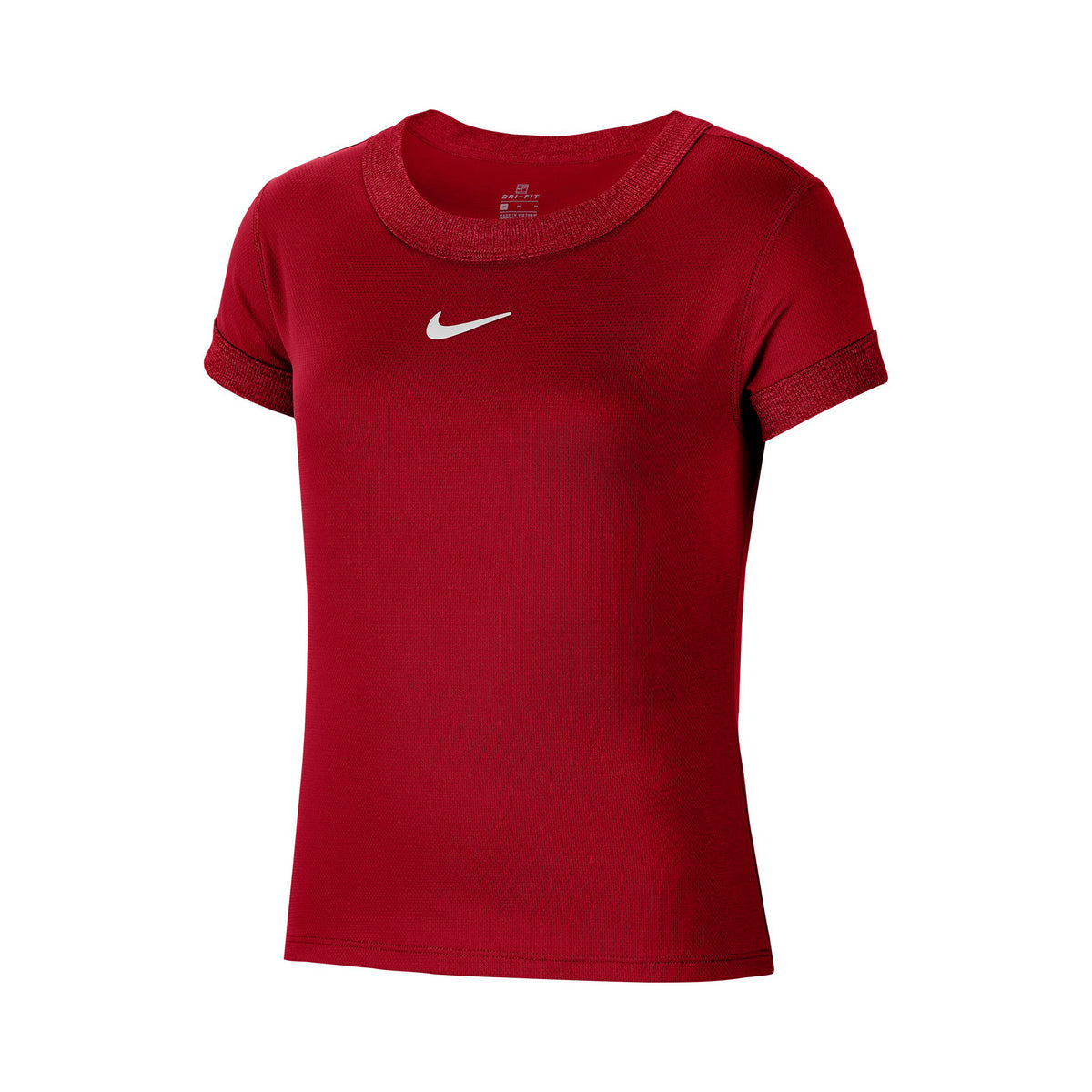 Nike Court Dry  Tričko Dívky - tmavě červená,