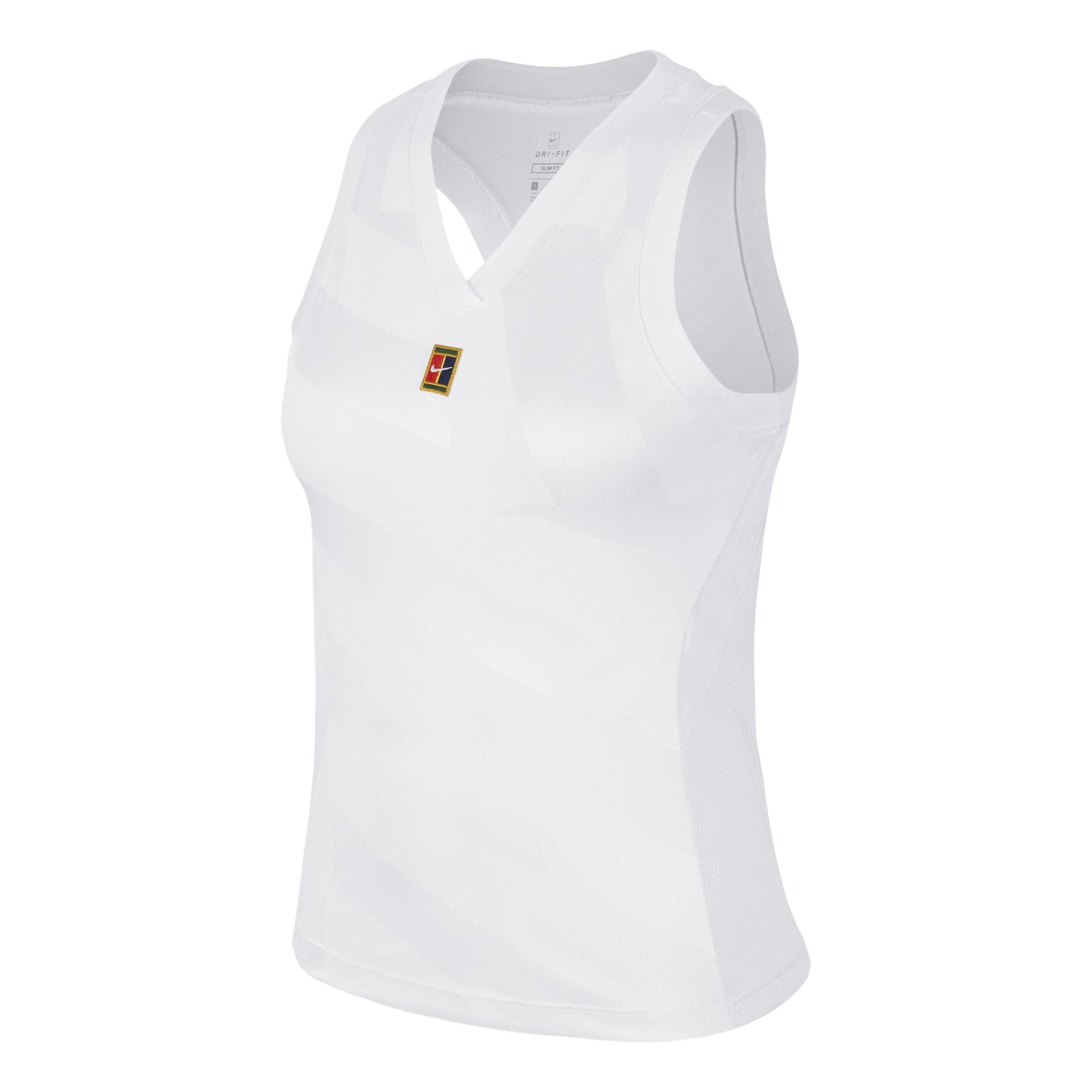 Nike Court Dri-Fit Slam Sportovní tílko Dámy - bílá, vícebarevné