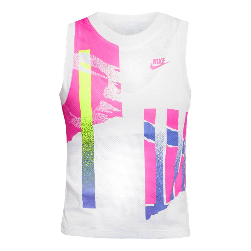 Nike Court Slam Sportovní tílko Dámy - bílá, vícebarevné