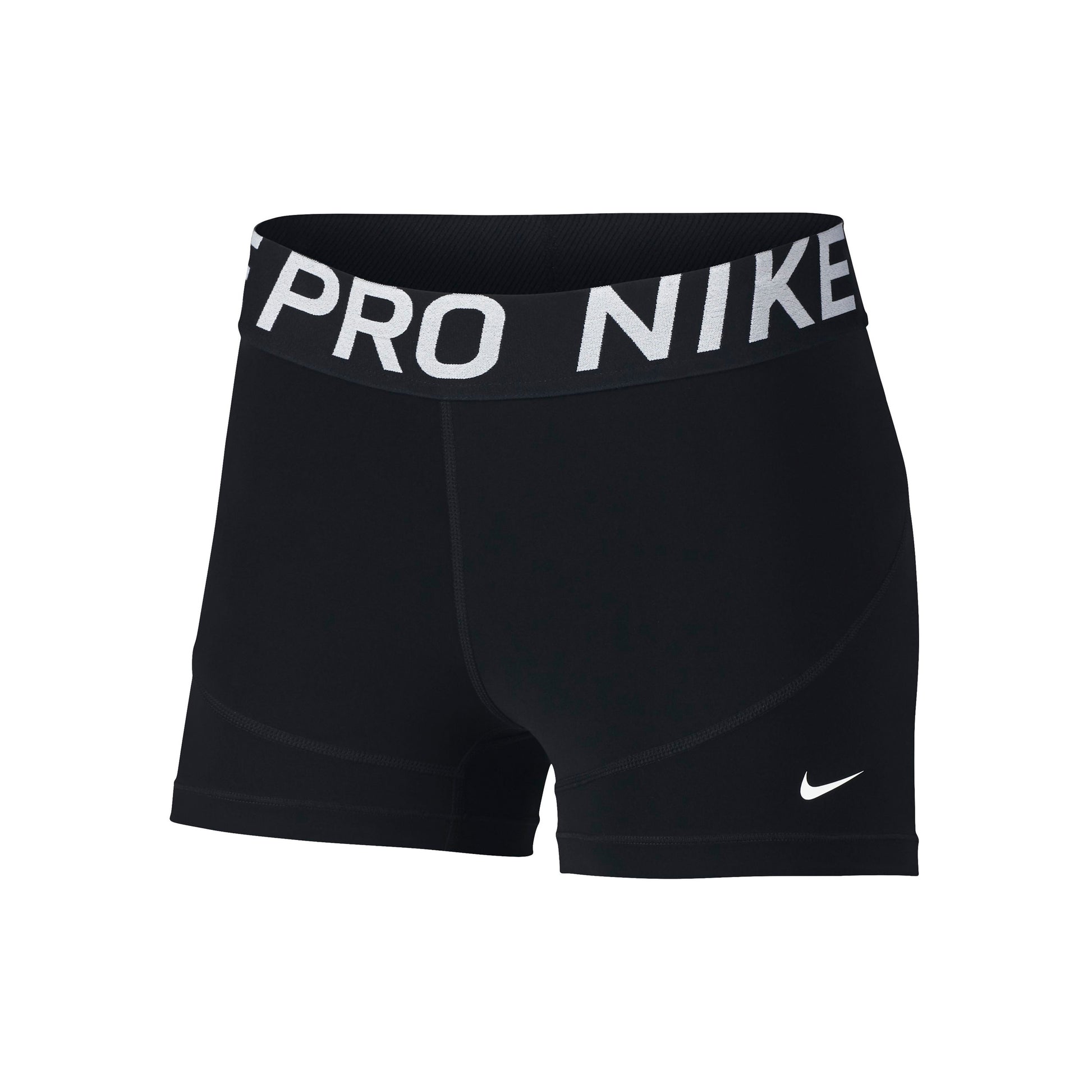 Nike Dri-Fit Big Kids 3in Šortky Dívky-černá,bílá