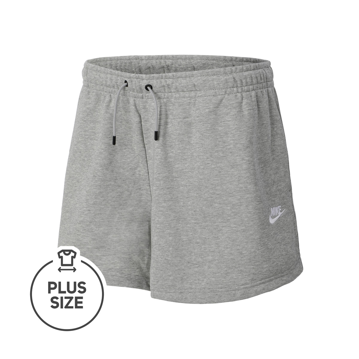 Nike Plus Size Šortky Dámy - světle šedá,