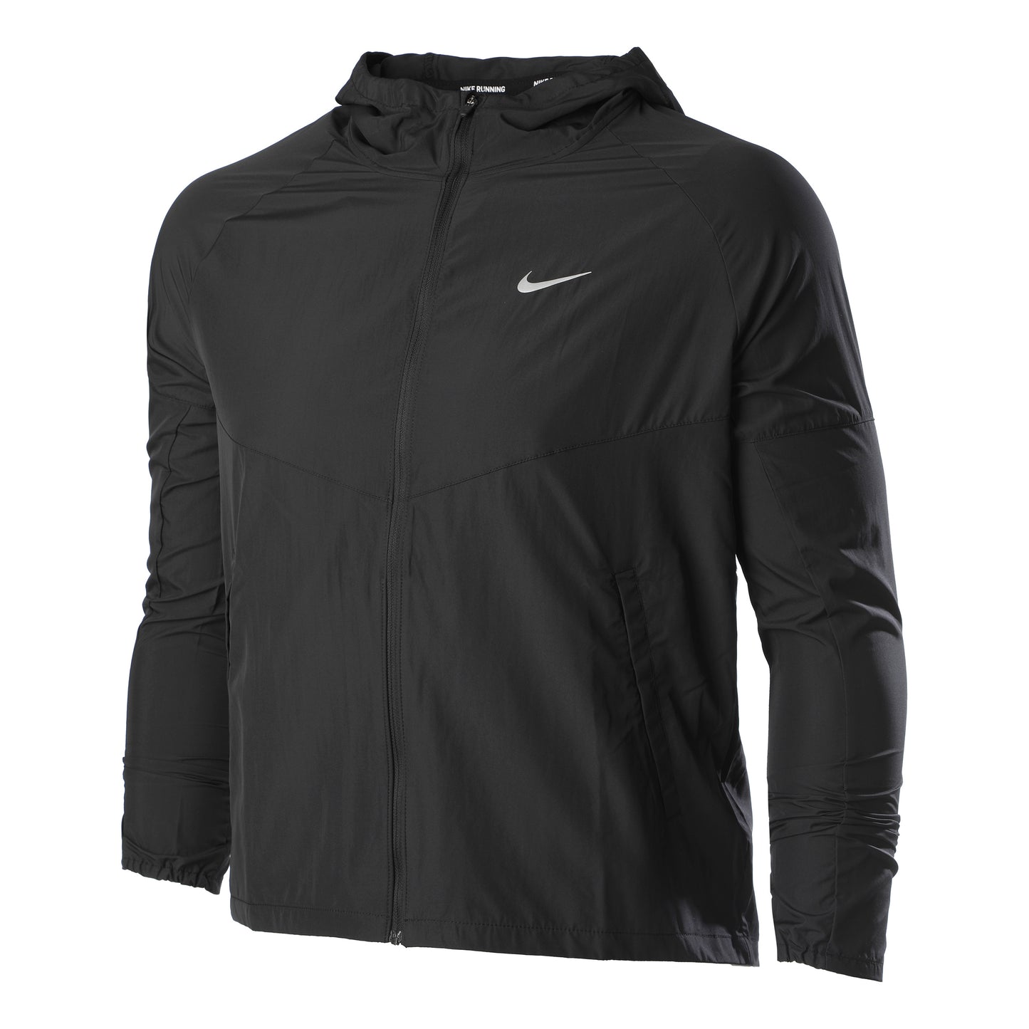 Nike Miler Běžecká bunda Muži - černá, stříbrná